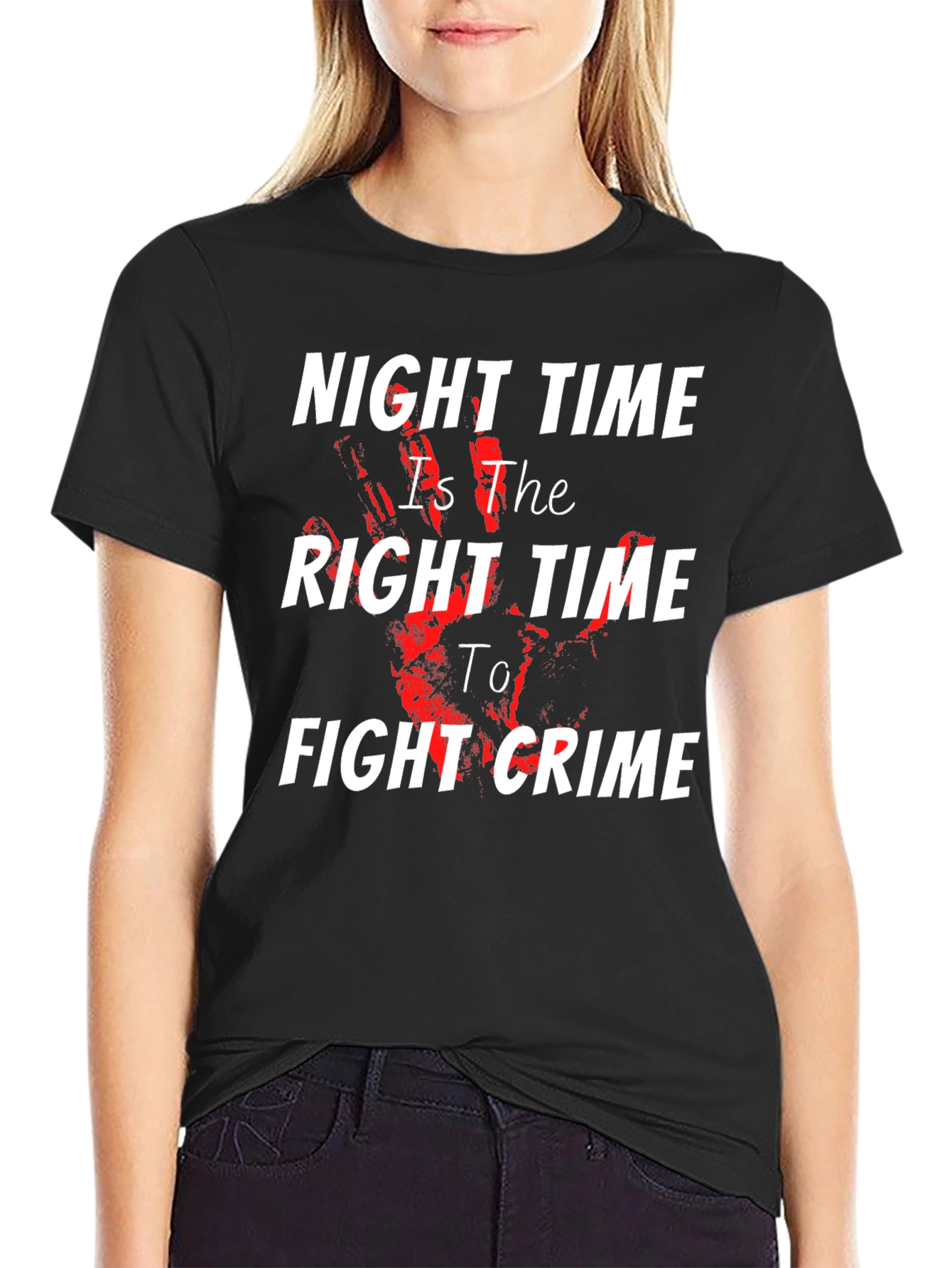 Night Time is The Right Time Graphic Tee