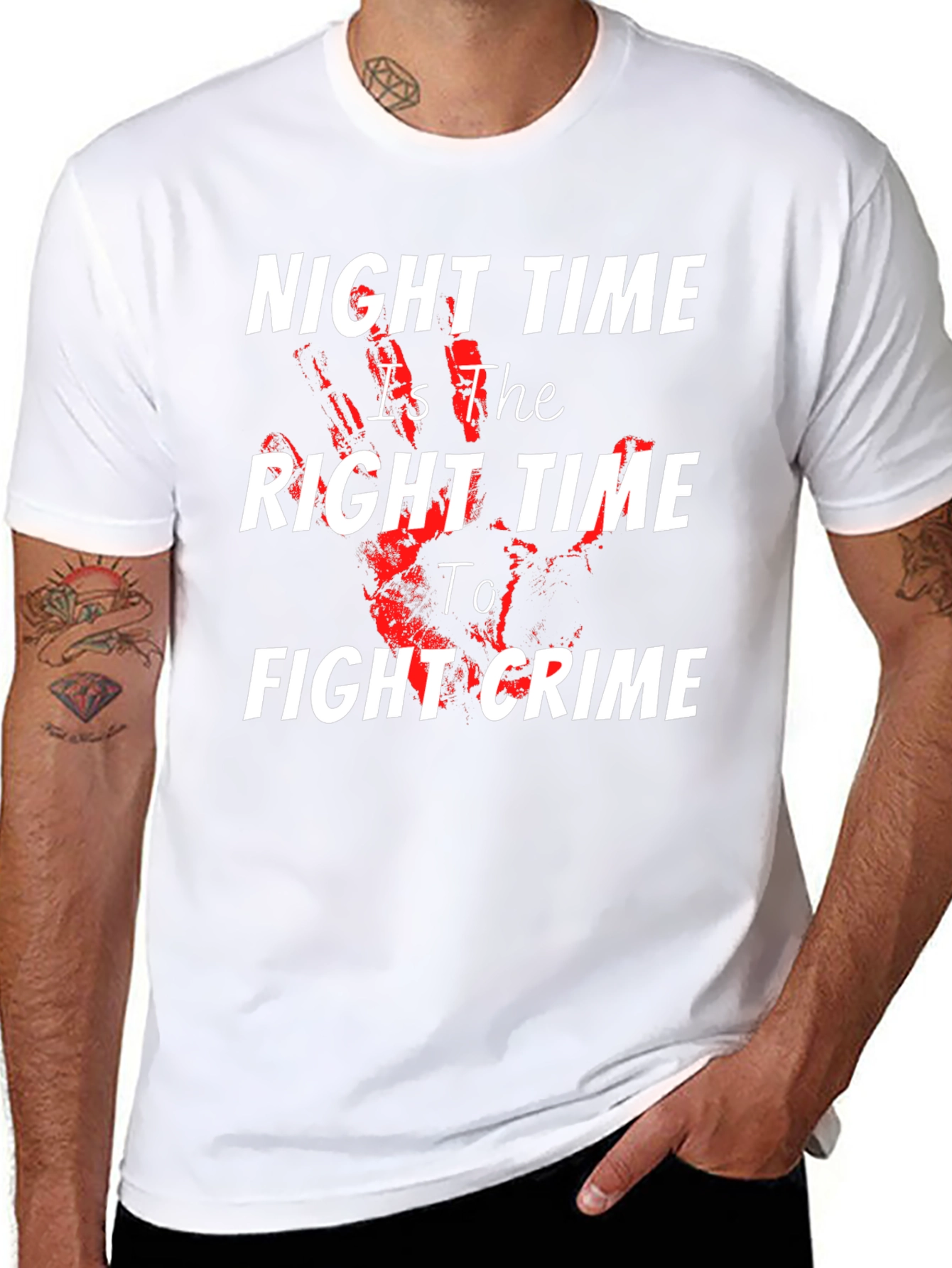 Night Time is The Right Time Graphic Tee