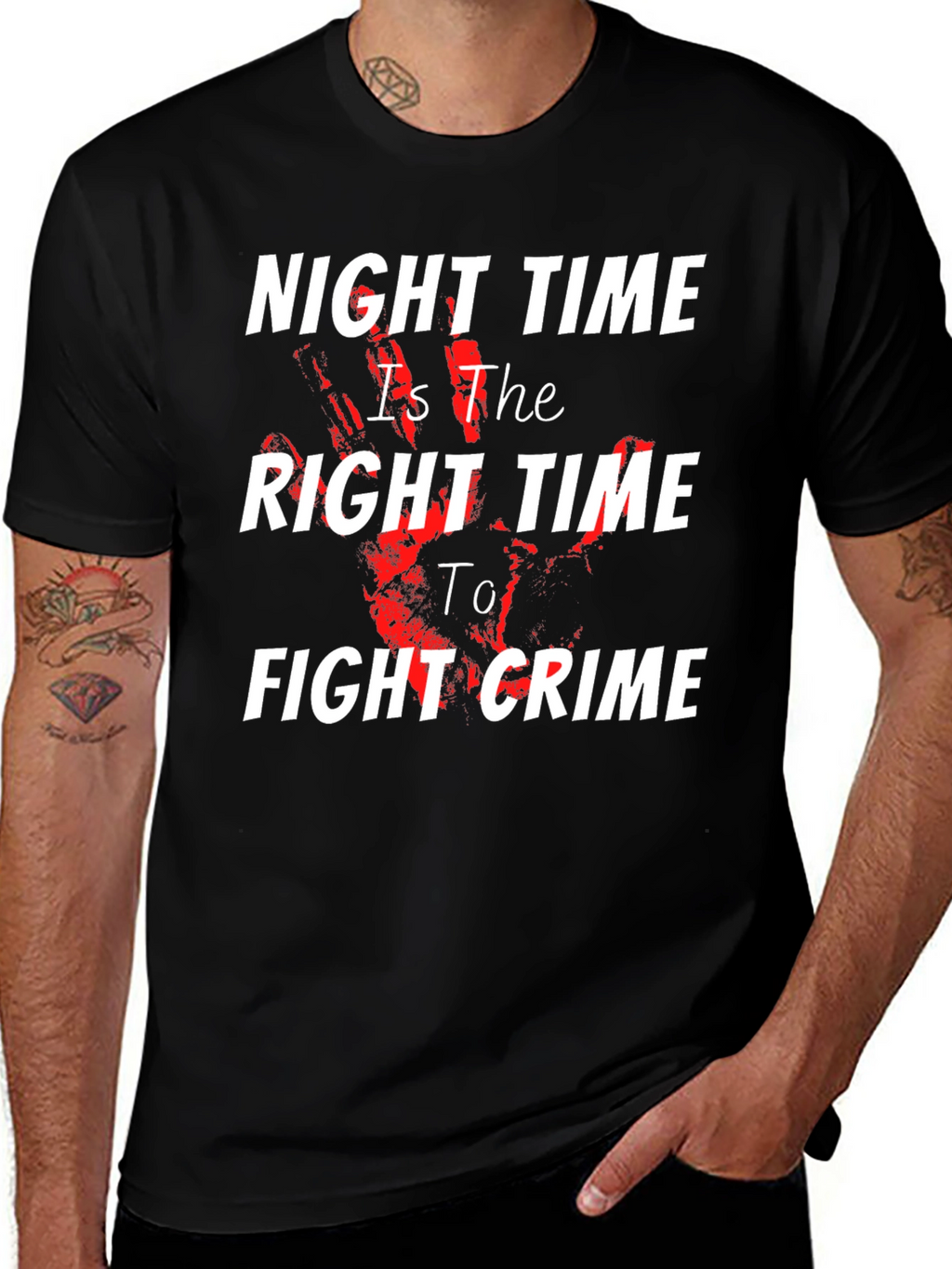 Night Time is The Right Time Graphic Tee