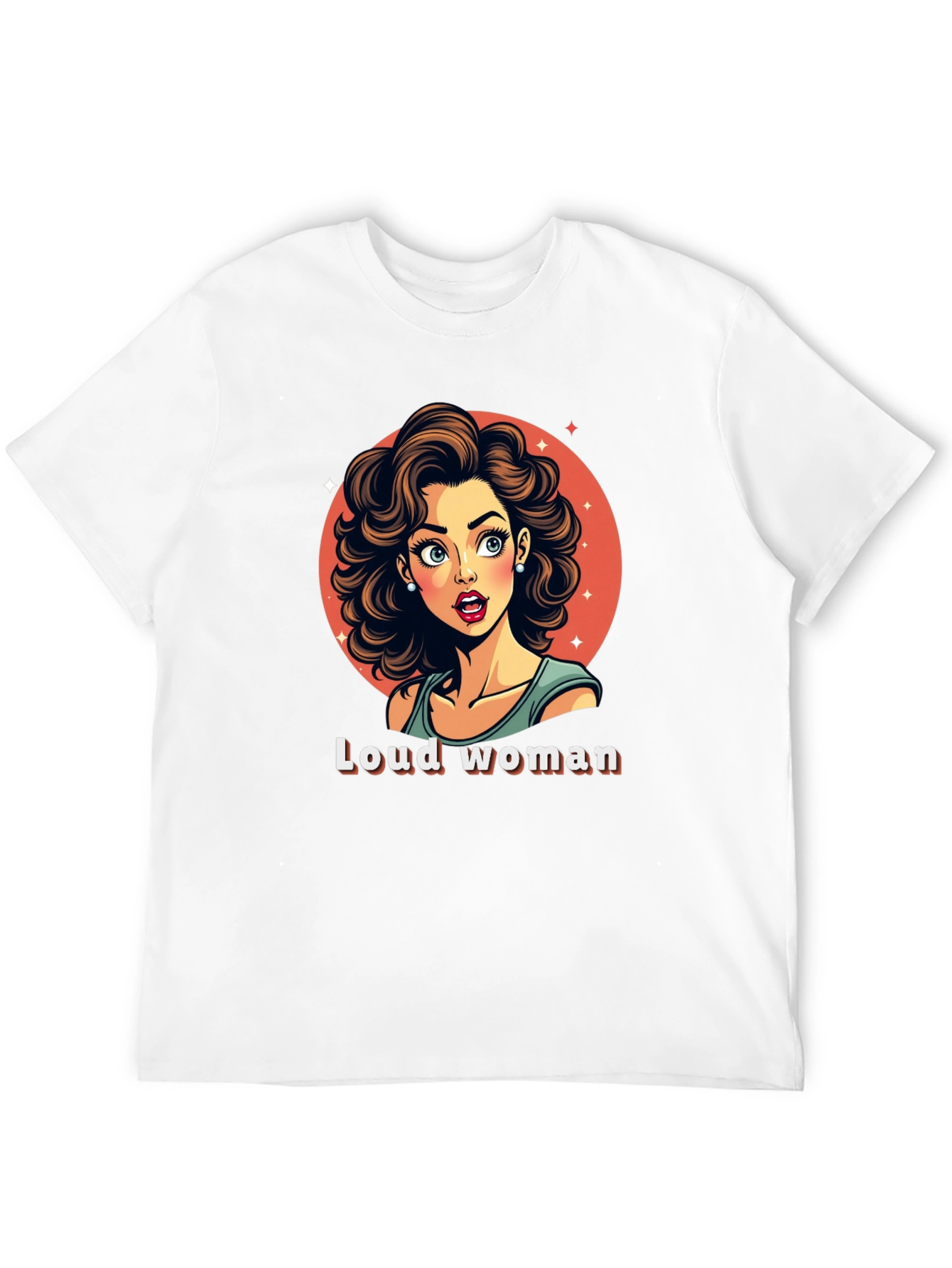 Loud Woman Graphic Tee - Stylish & Fun