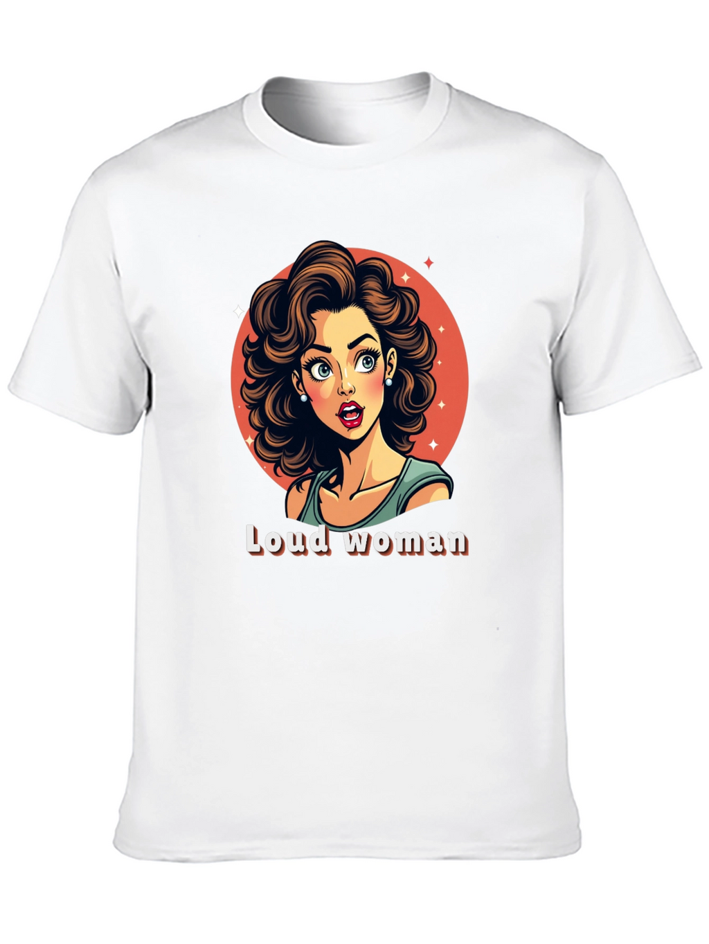 Loud Woman Graphic Tee - Stylish & Fun