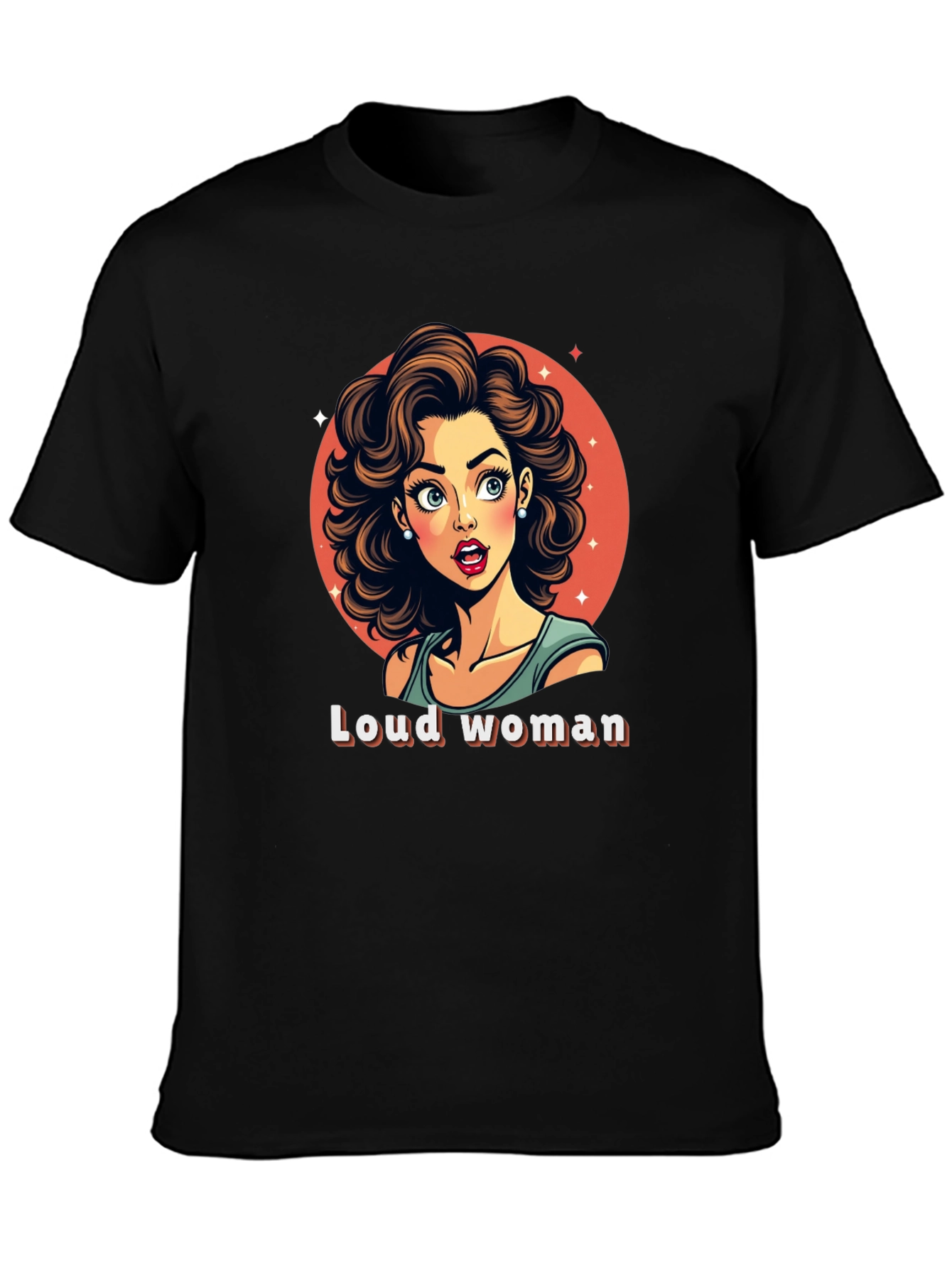 Loud Woman Graphic Tee - Stylish & Fun