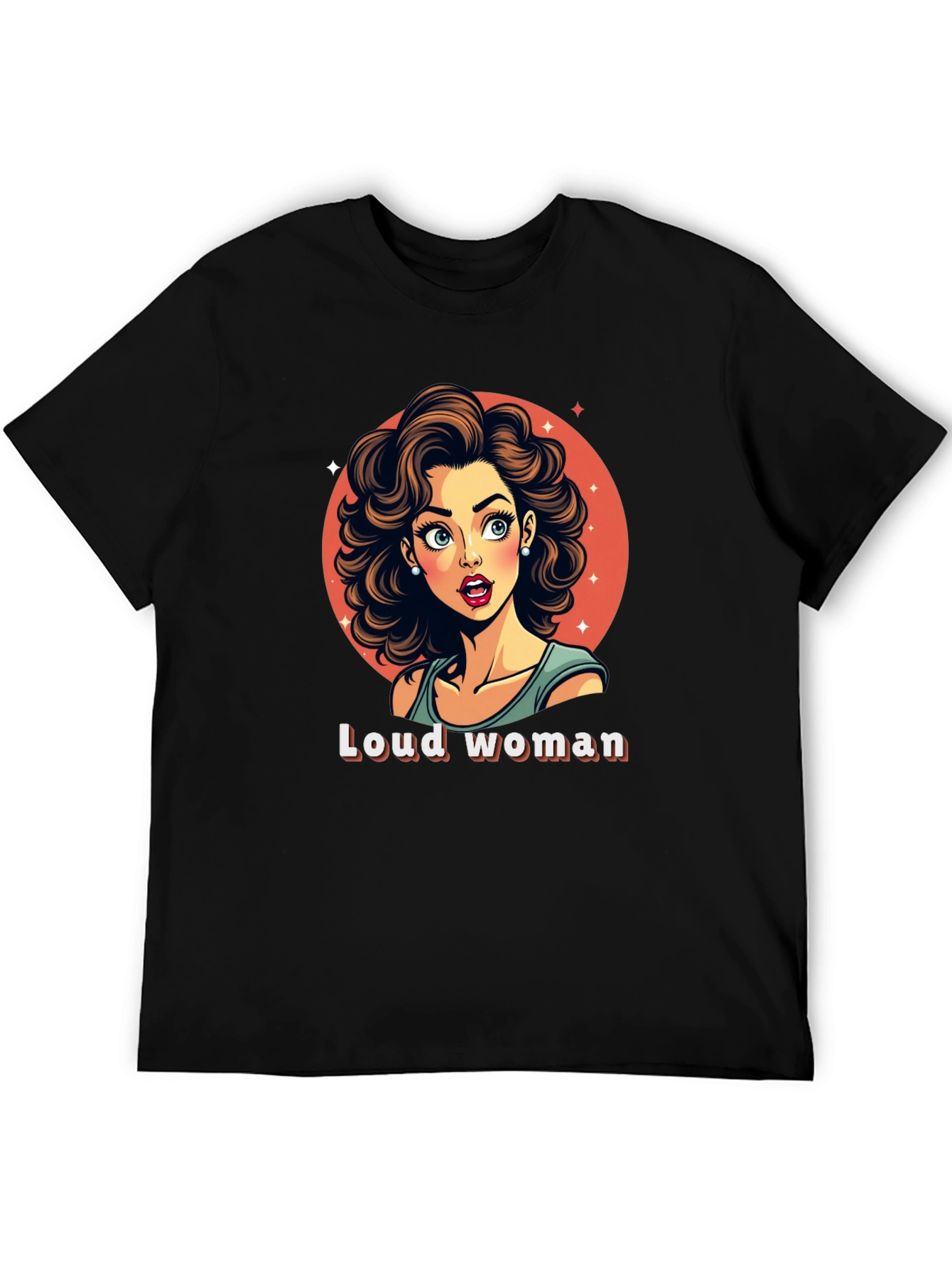 Loud Woman Graphic Tee - Stylish & Fun