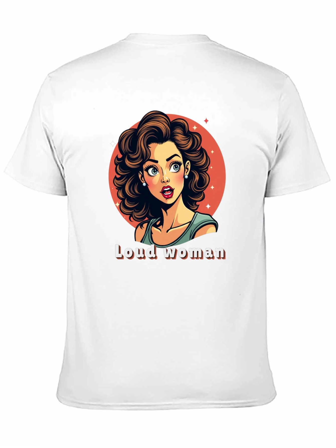 Loud Woman Graphic Tee - Stylish & Fun