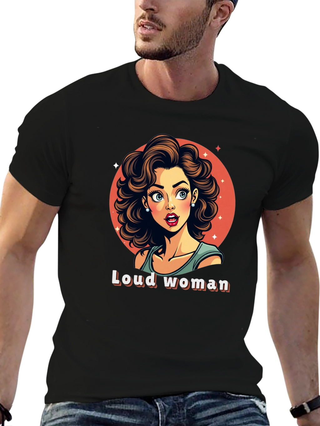 Loud Woman Graphic Tee - Stylish & Fun