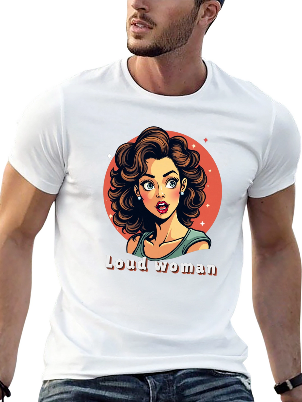 Loud Woman Graphic Tee - Stylish & Fun