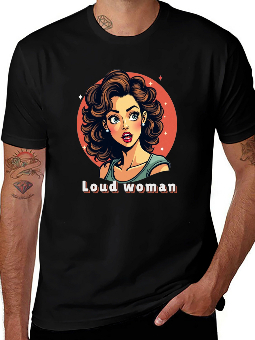 Loud Woman Graphic Tee - Stylish & Fun