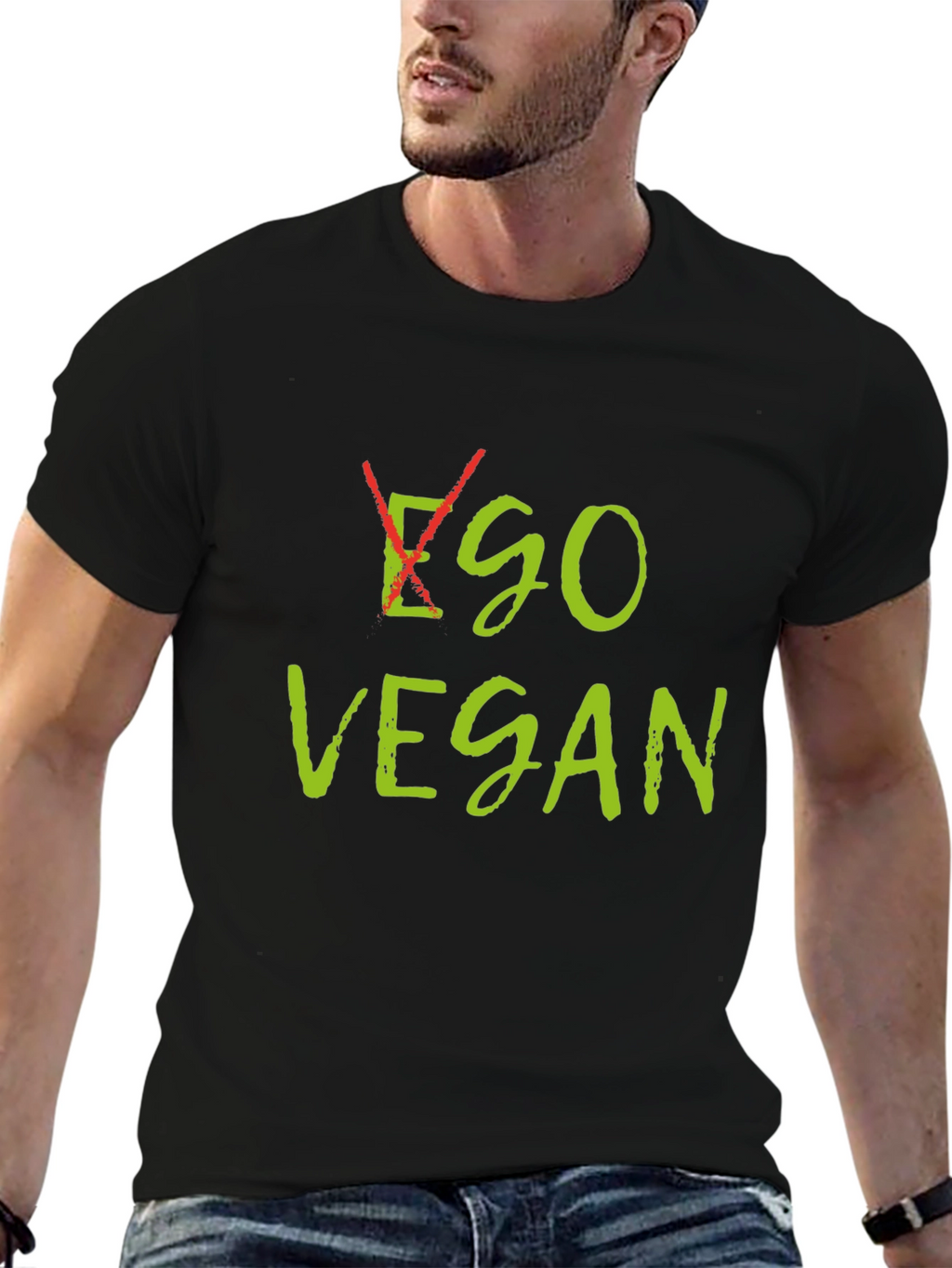 Ego Vegan Black T-Shirt