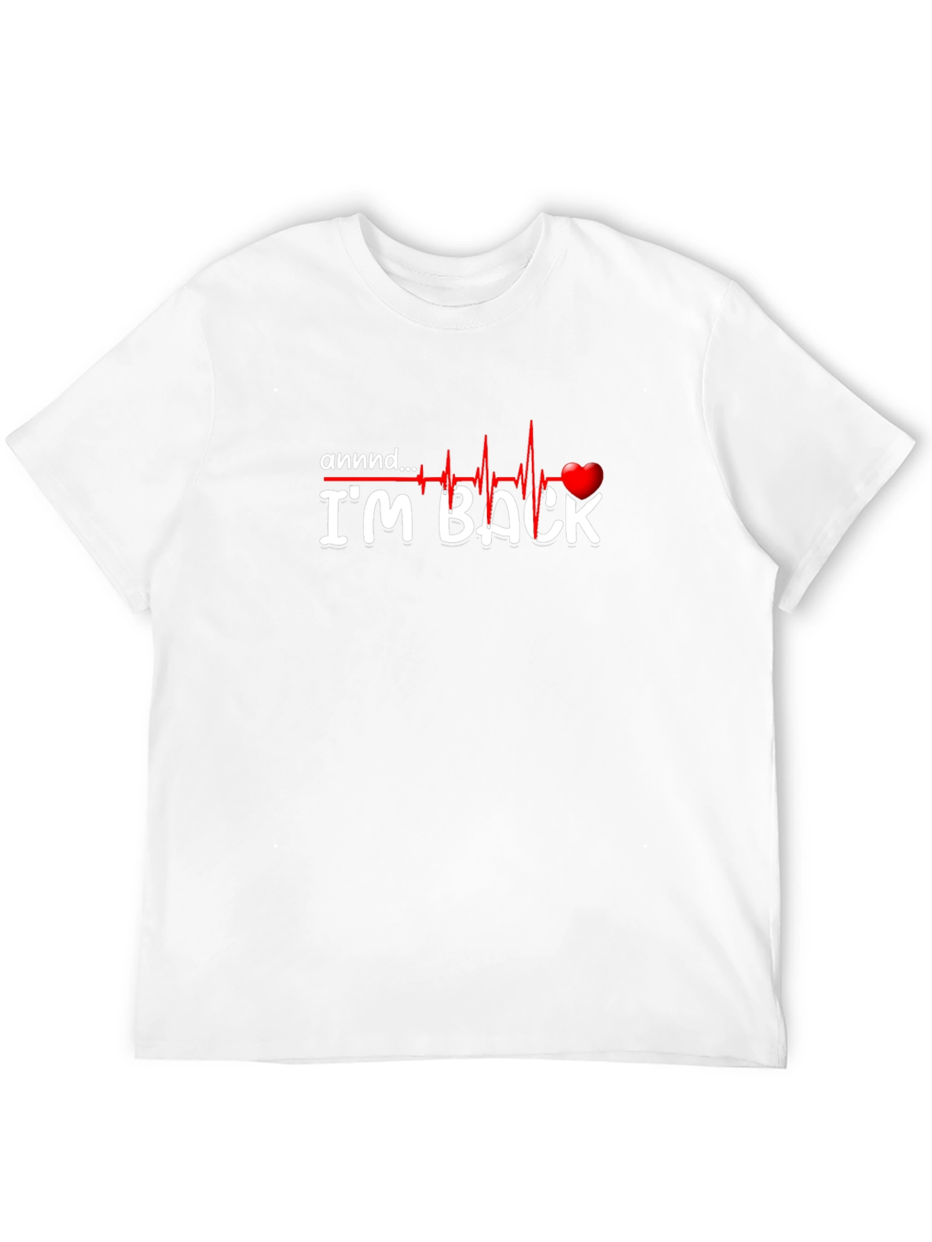 Im Back T-Shirt - Heartbeat Design