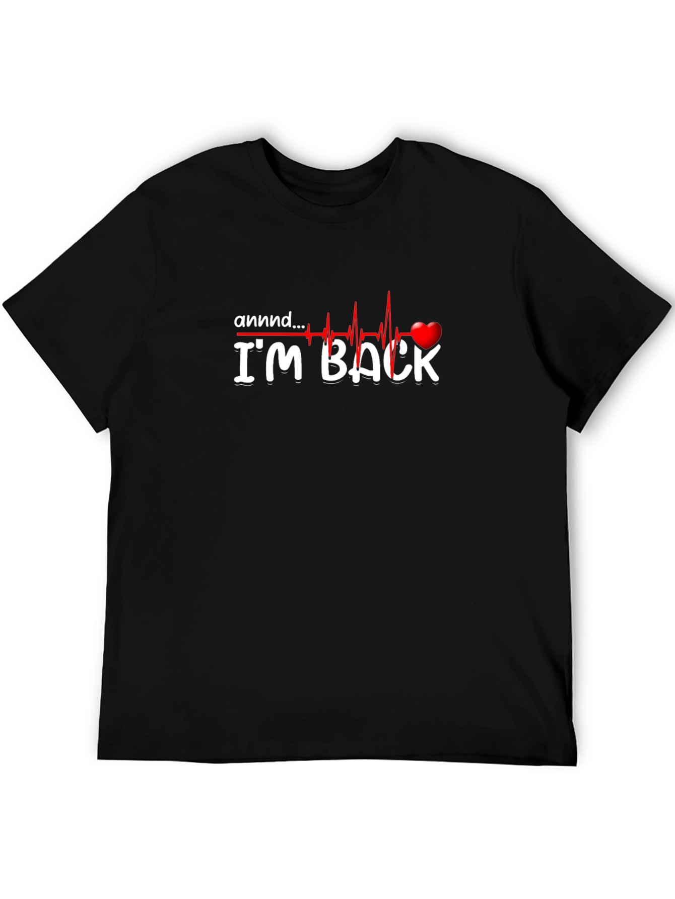 Im Back T-Shirt - Heartbeat Design