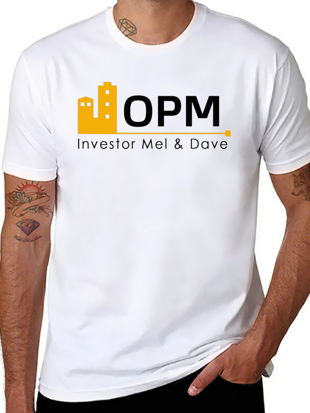 OPM Investor Mel & Dave Black T-Shirt