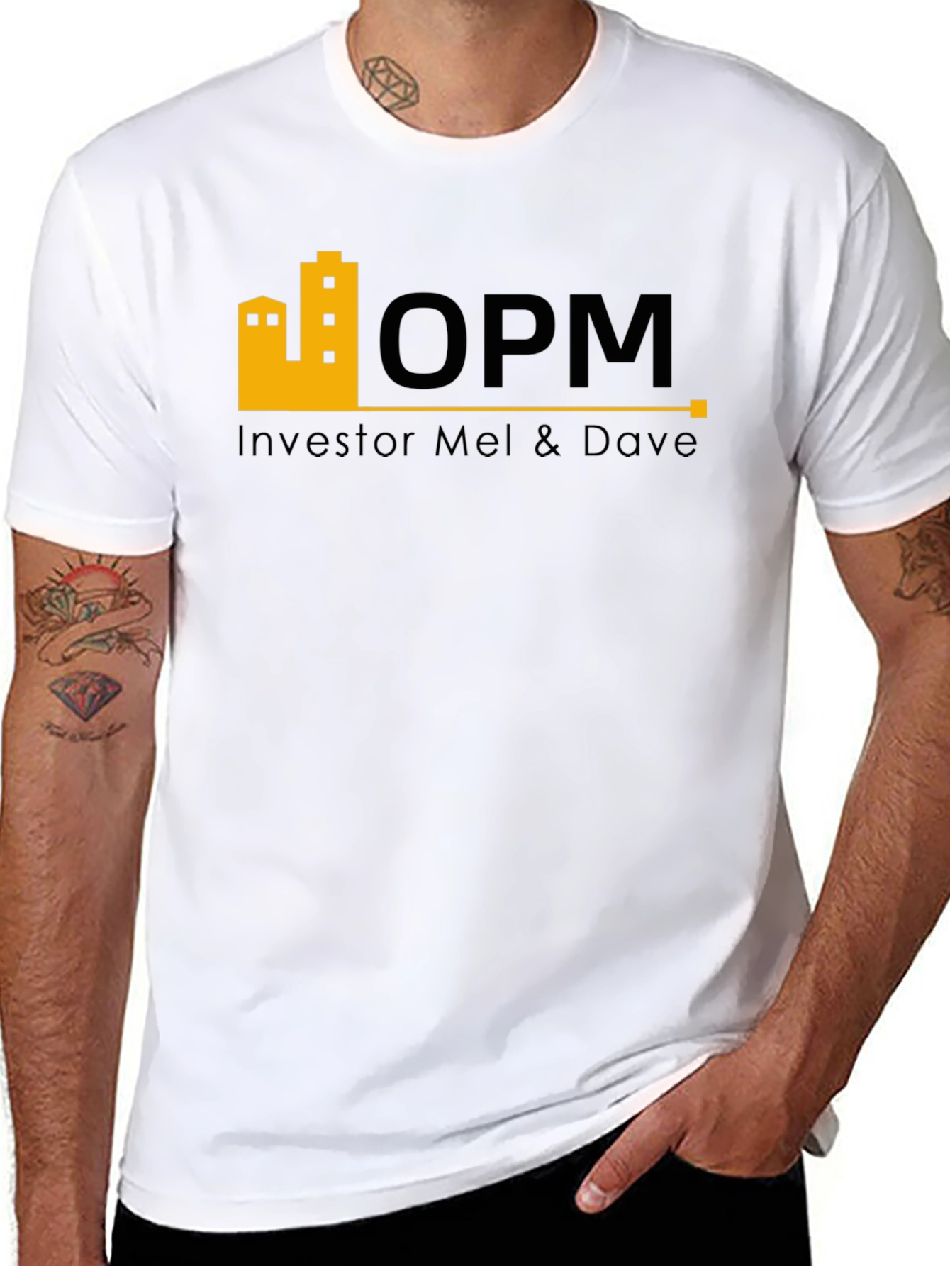 OPM Investor Mel & Dave Black T-Shirt