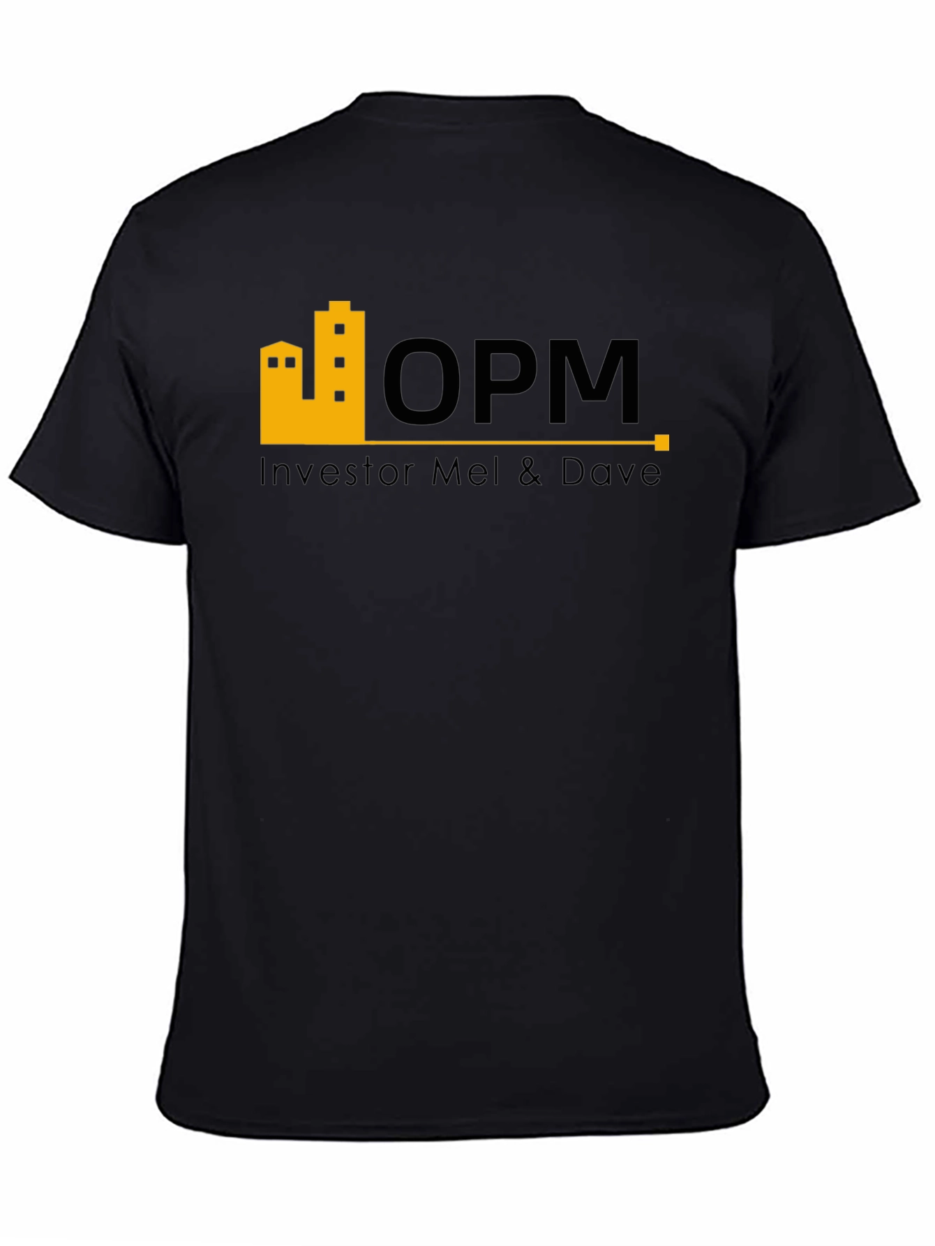OPM Investor Mel & Dave Black T-Shirt