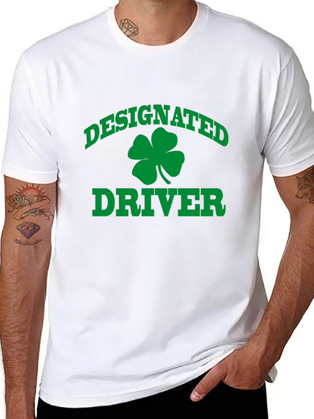 Designated Driver Shamrock St. Patricks Day T-Shirt
