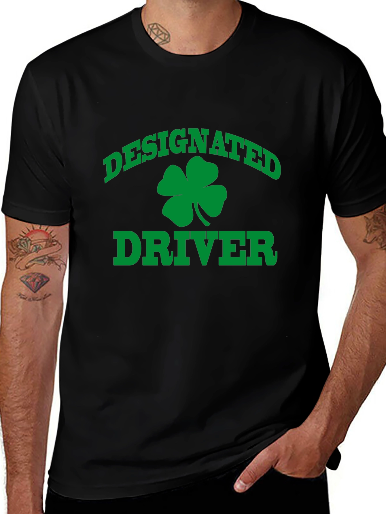 Designated Driver Shamrock St. Patricks Day T-Shirt
