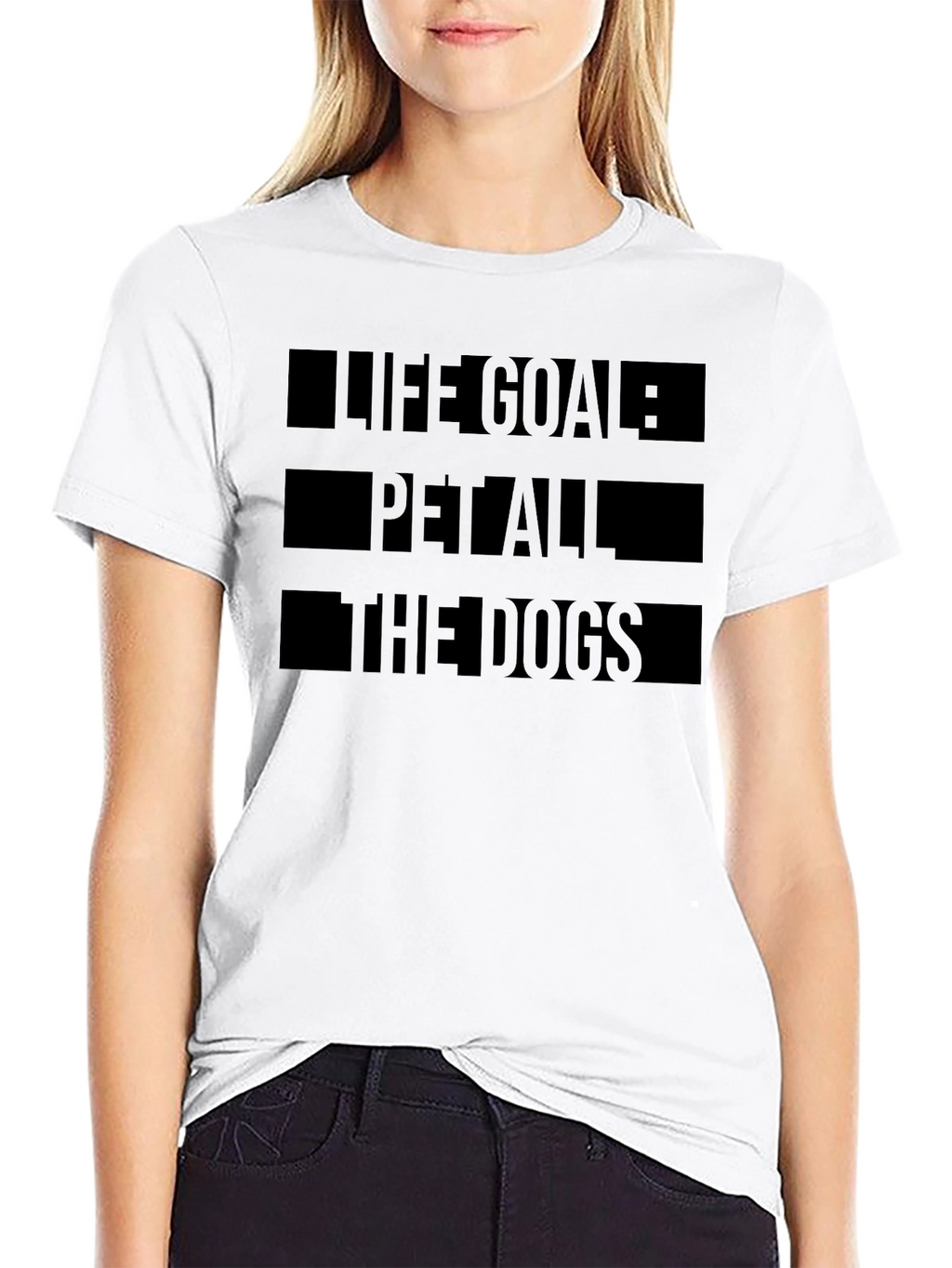 Life Goal: Pet All The Dogs Graphic Tee