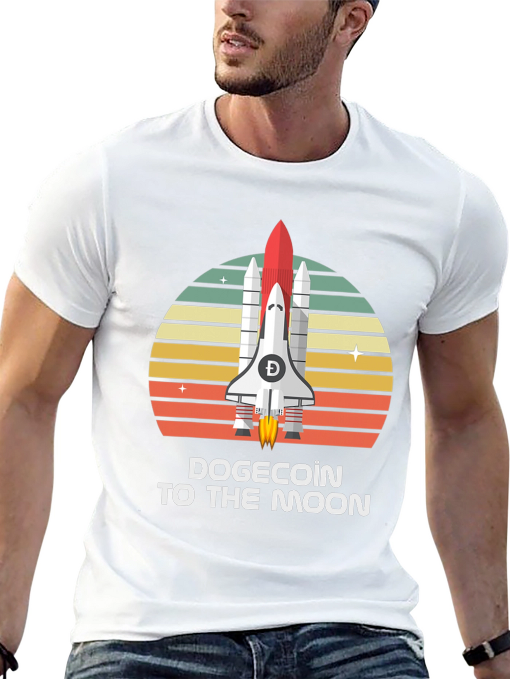 Dogecoin to the Moon T-Shirt