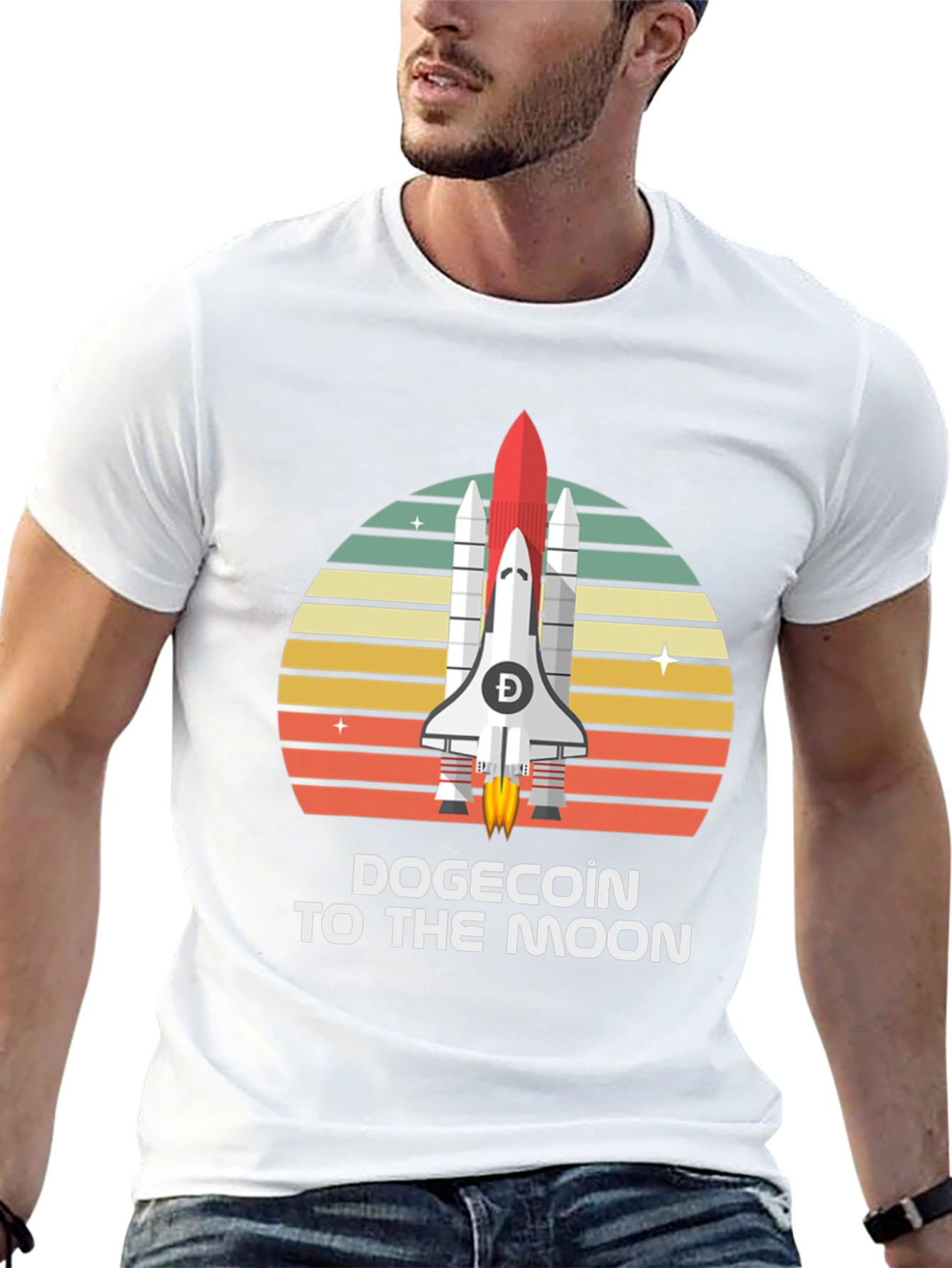 Dogecoin to the Moon T-Shirt