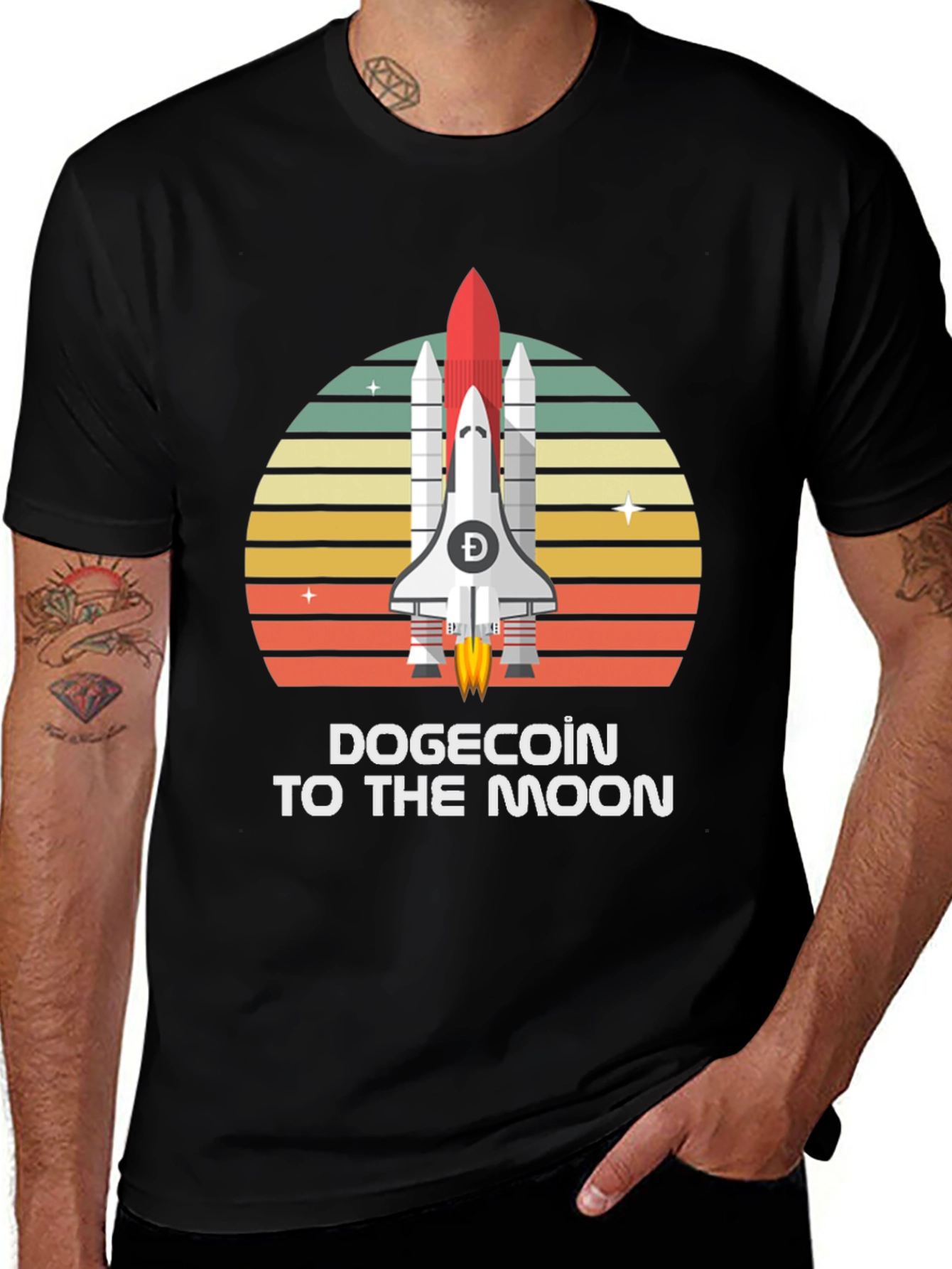 Dogecoin to the Moon T-Shirt