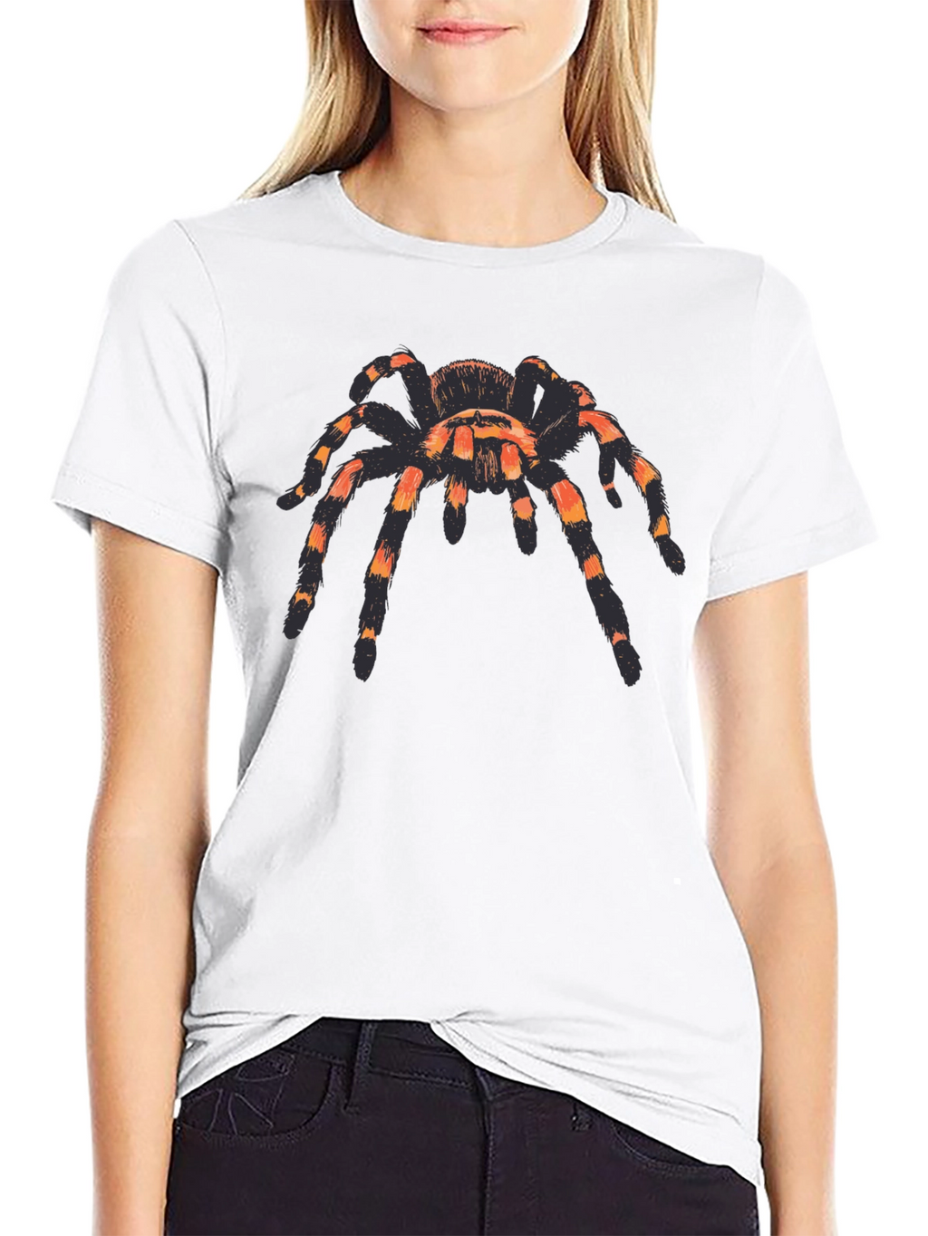 Tarantula Graphic T-Shirt - Black Short Sleeve
