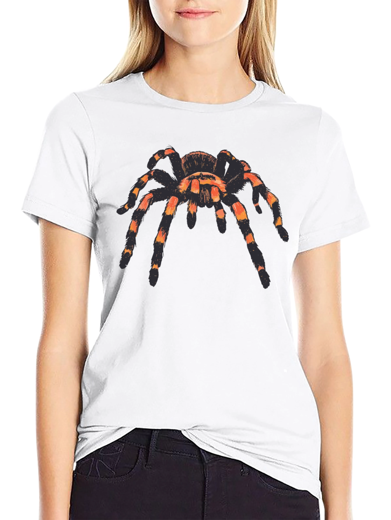 Tarantula Graphic T-Shirt - Black Short Sleeve