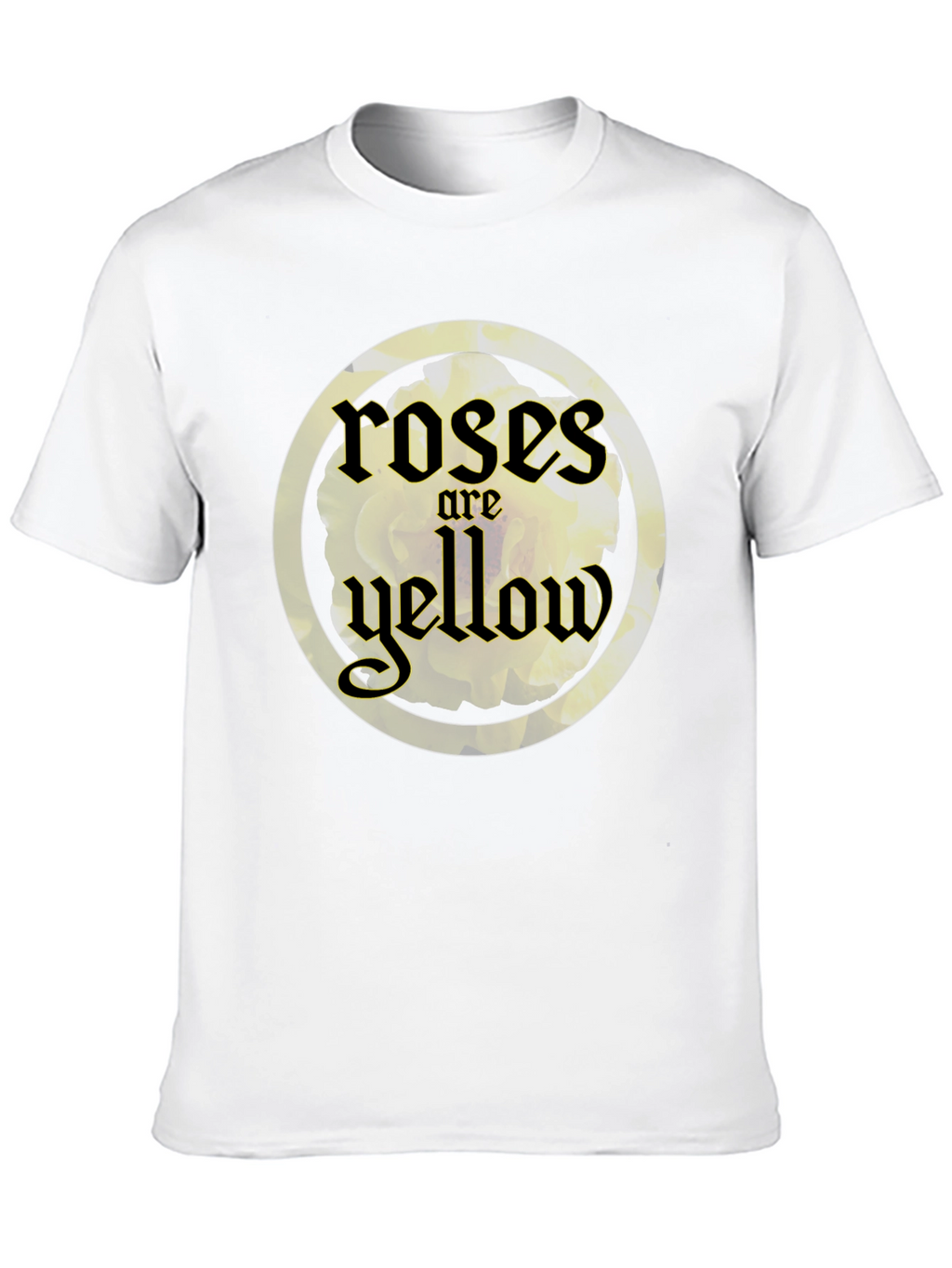 Roses are Yellow Graphic T-Shirt
