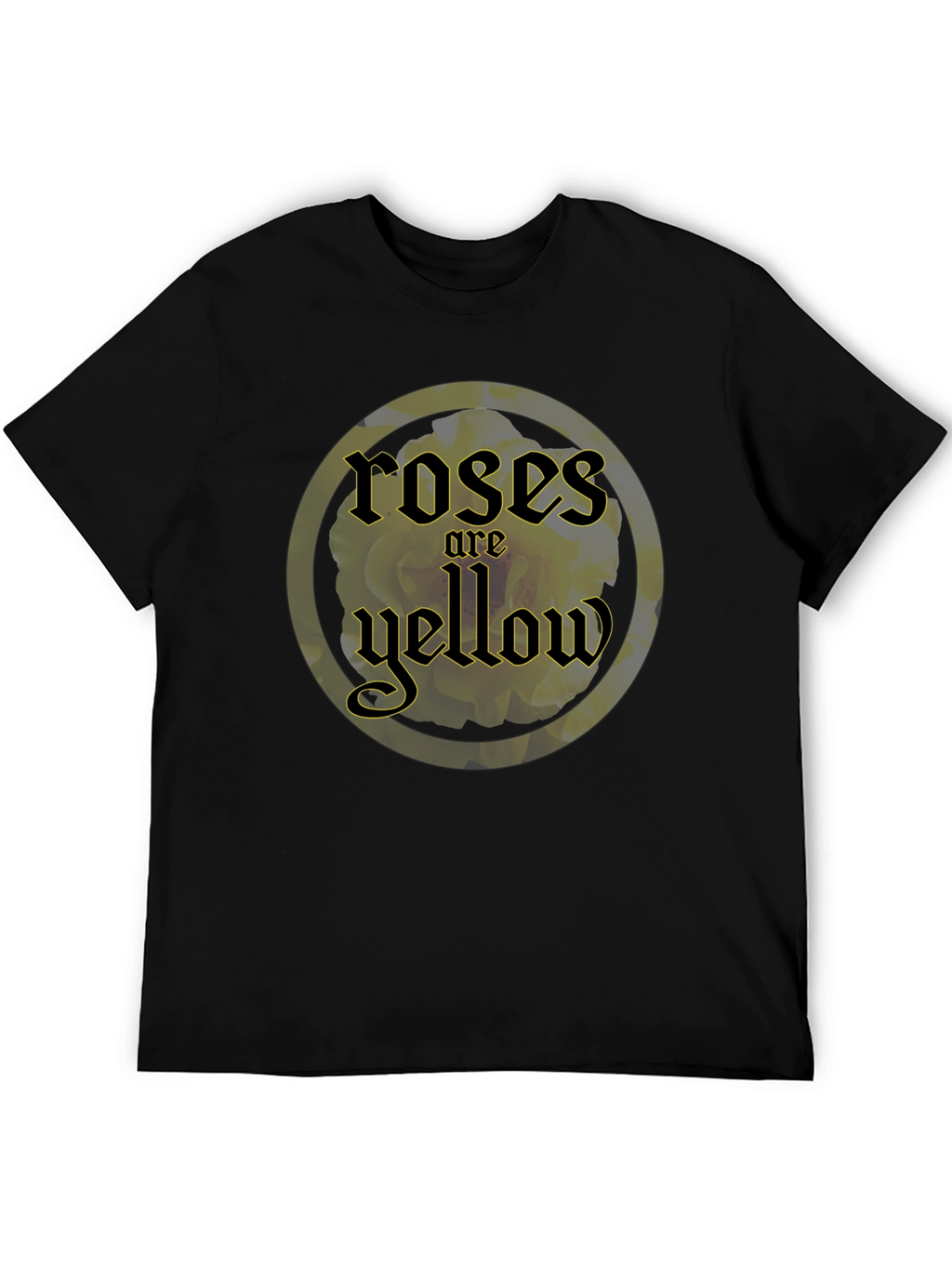 Roses are Yellow Graphic T-Shirt