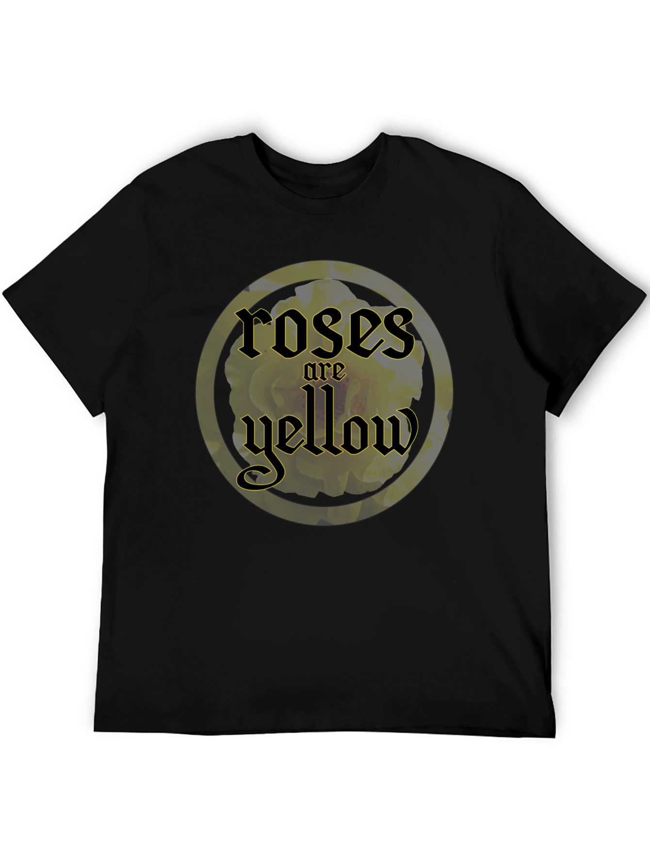 Roses are Yellow Graphic T-Shirt