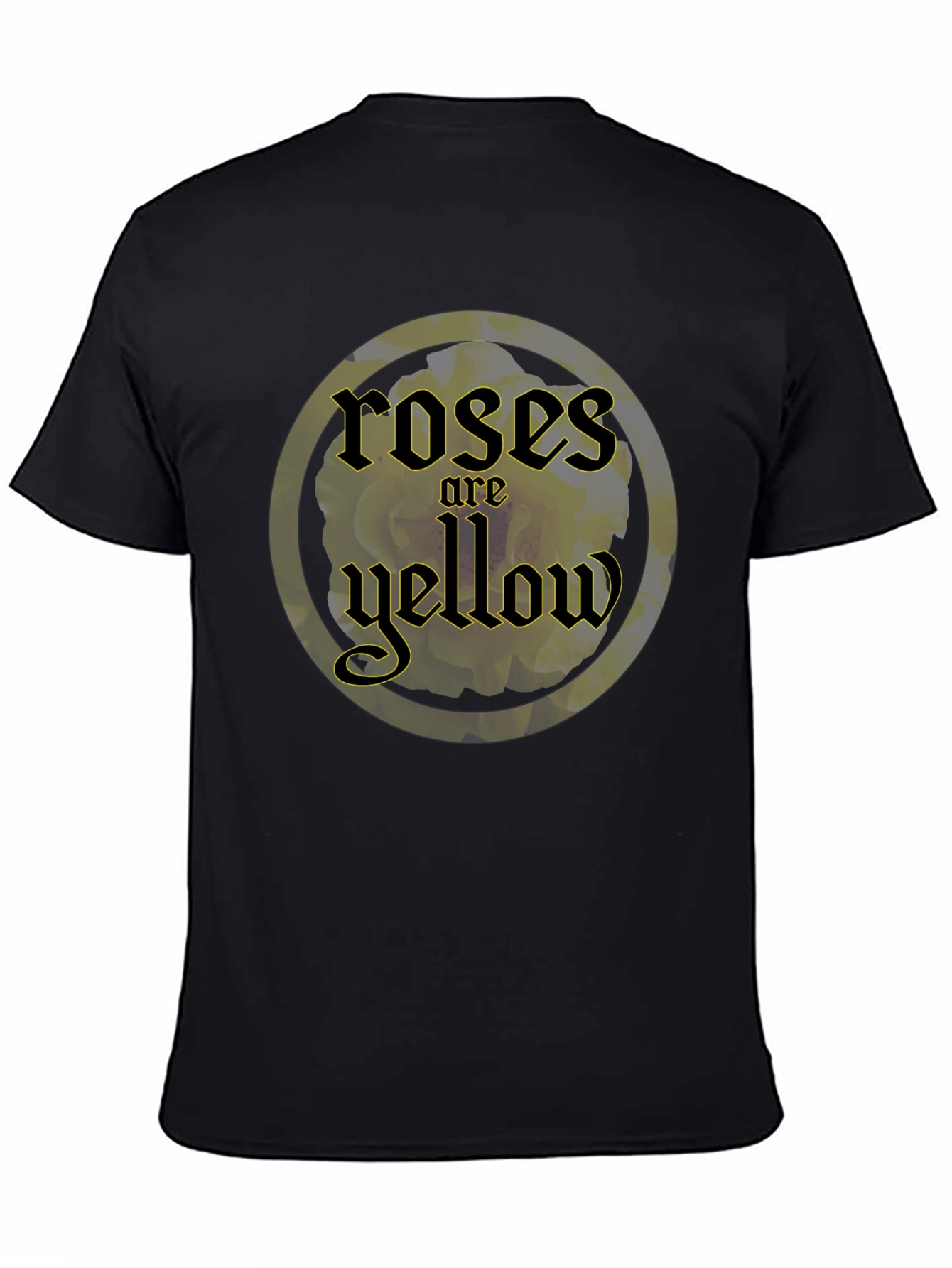 Roses are Yellow Graphic T-Shirt
