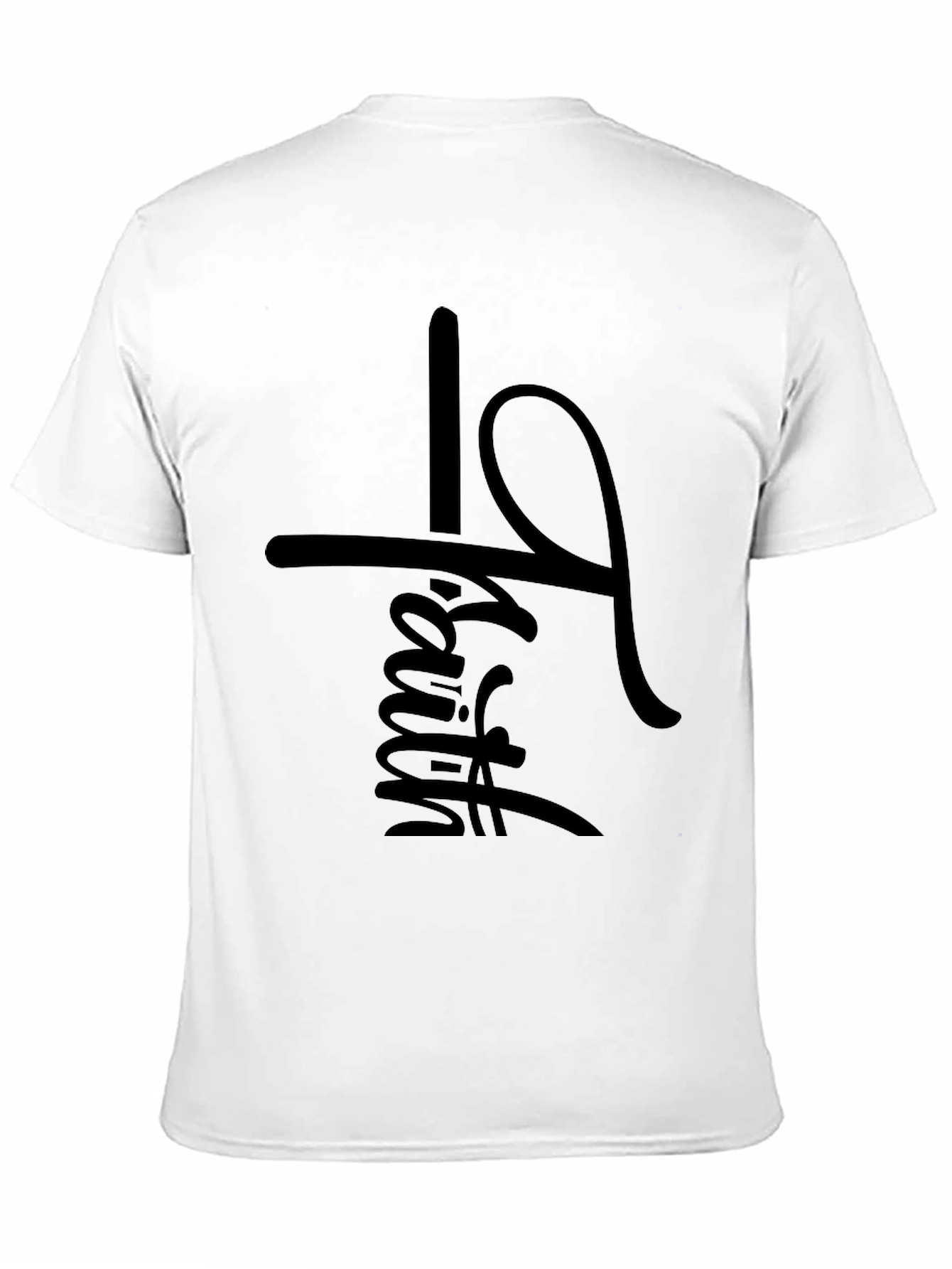 Faith Graphic Print T-Shirt - Stylish Christian Apparel