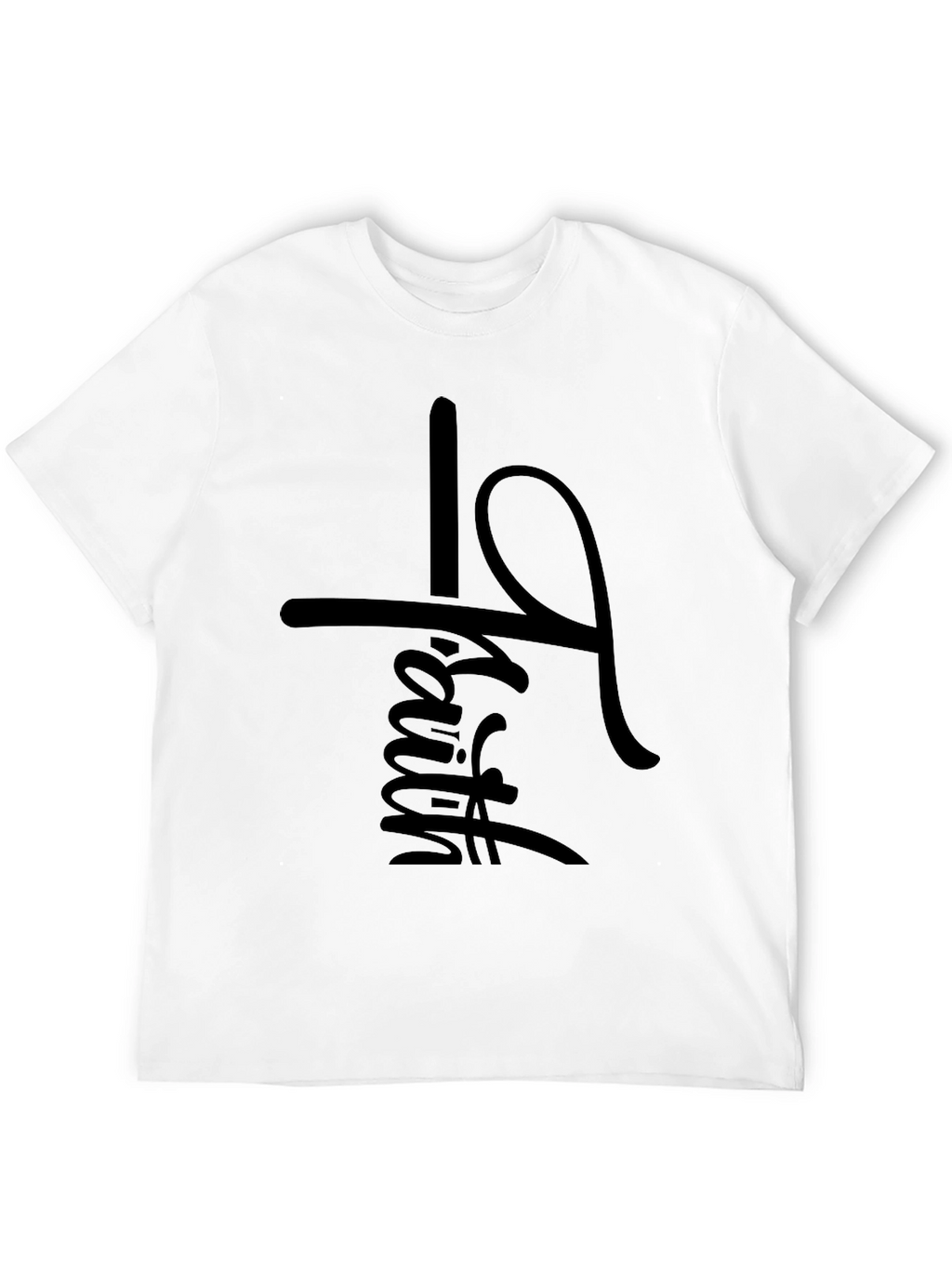 Faith Graphic Print T-Shirt - Stylish Christian Apparel