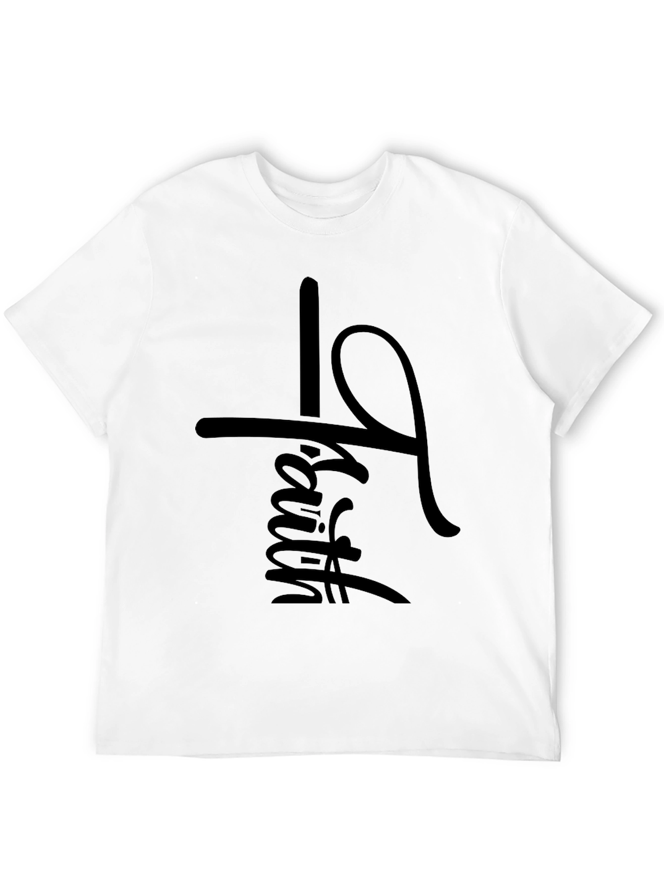 Faith Graphic Print T-Shirt - Stylish Christian Apparel