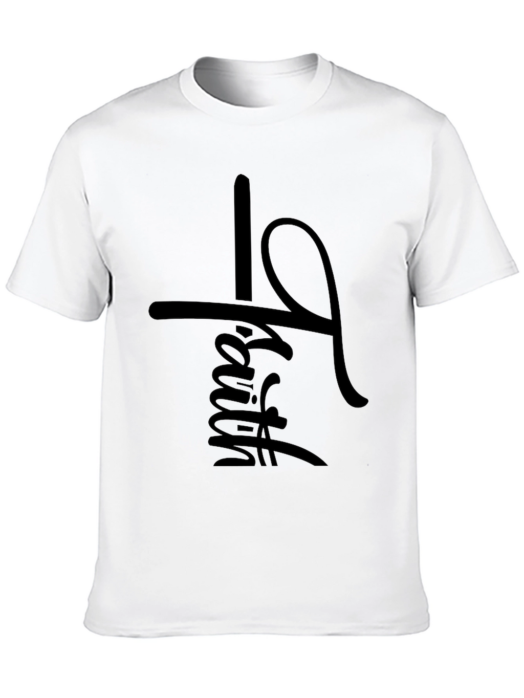 Faith Graphic Print T-Shirt - Stylish Christian Apparel