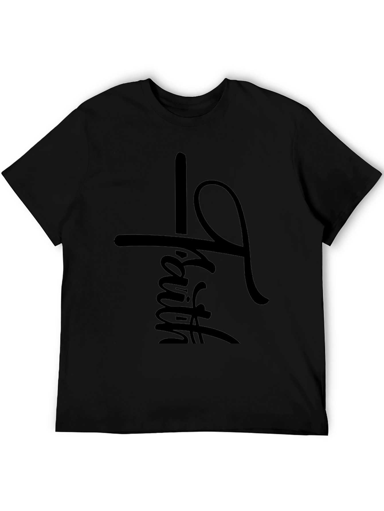 Faith Graphic Print T-Shirt - Stylish Christian Apparel