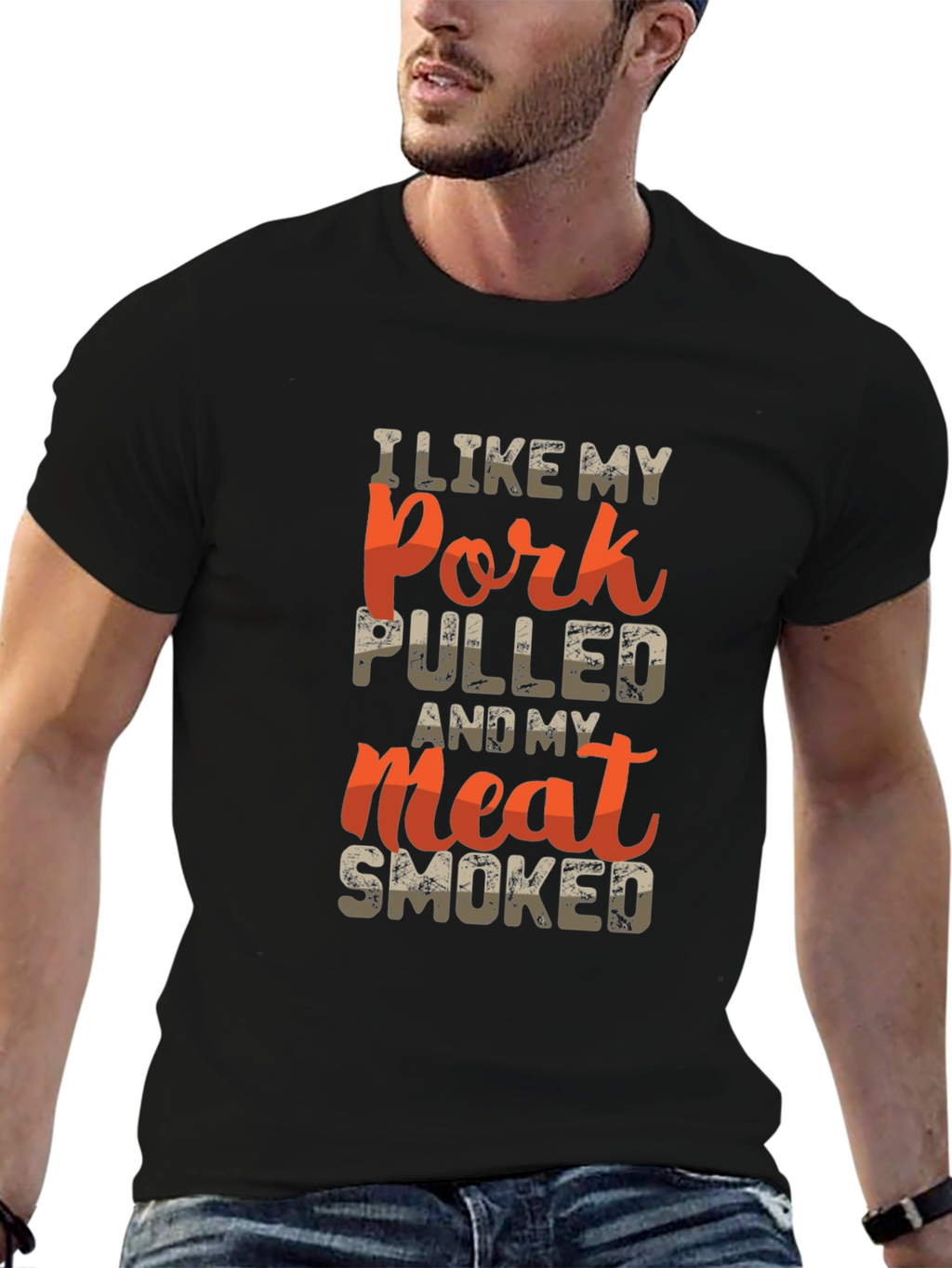 Pulled Pork BBQ Smoker T-Shirt