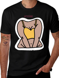 Attitude Graphic Tee - Cartoon Design