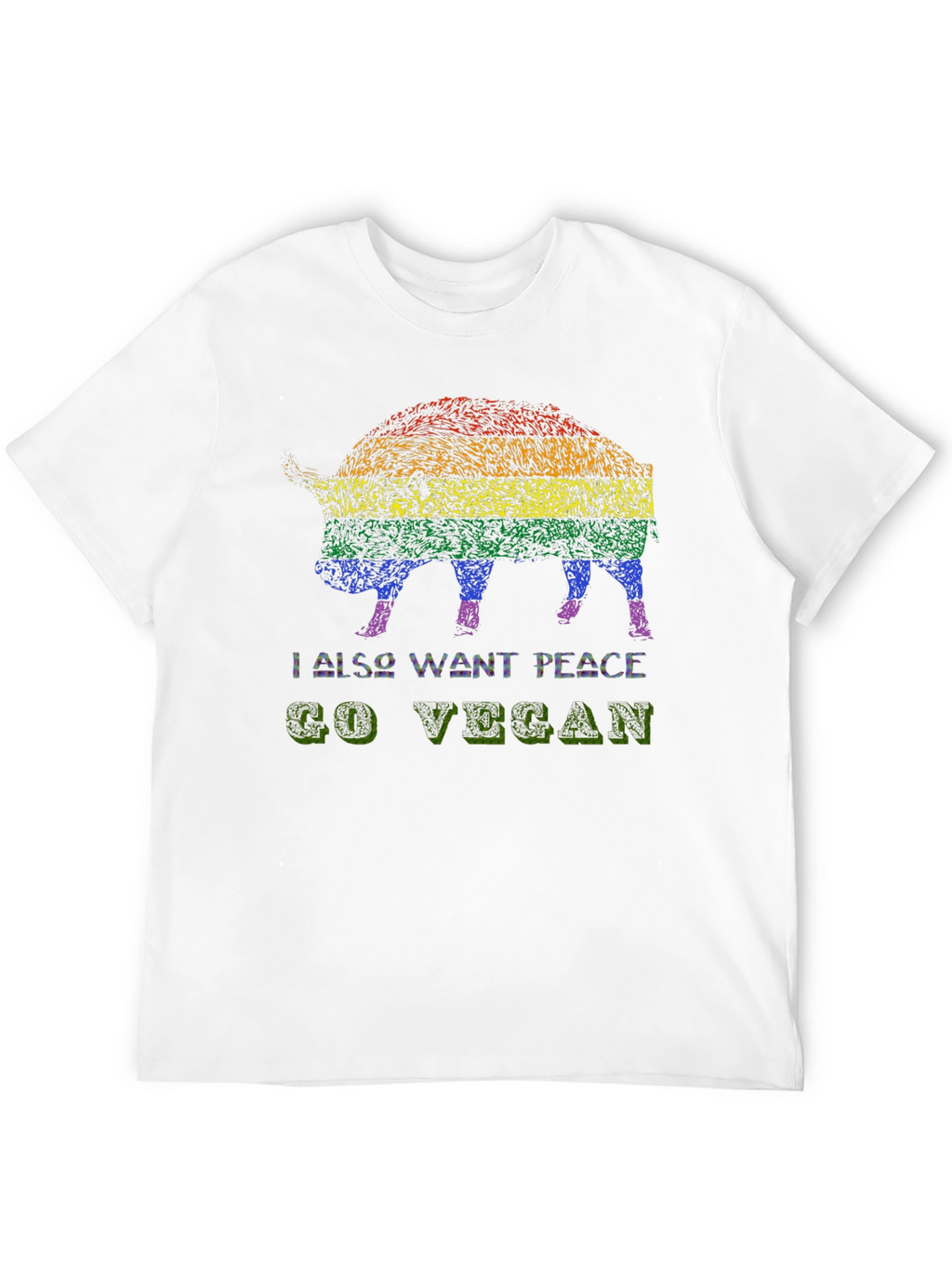 Vegan Pride Pig Graphic Tee