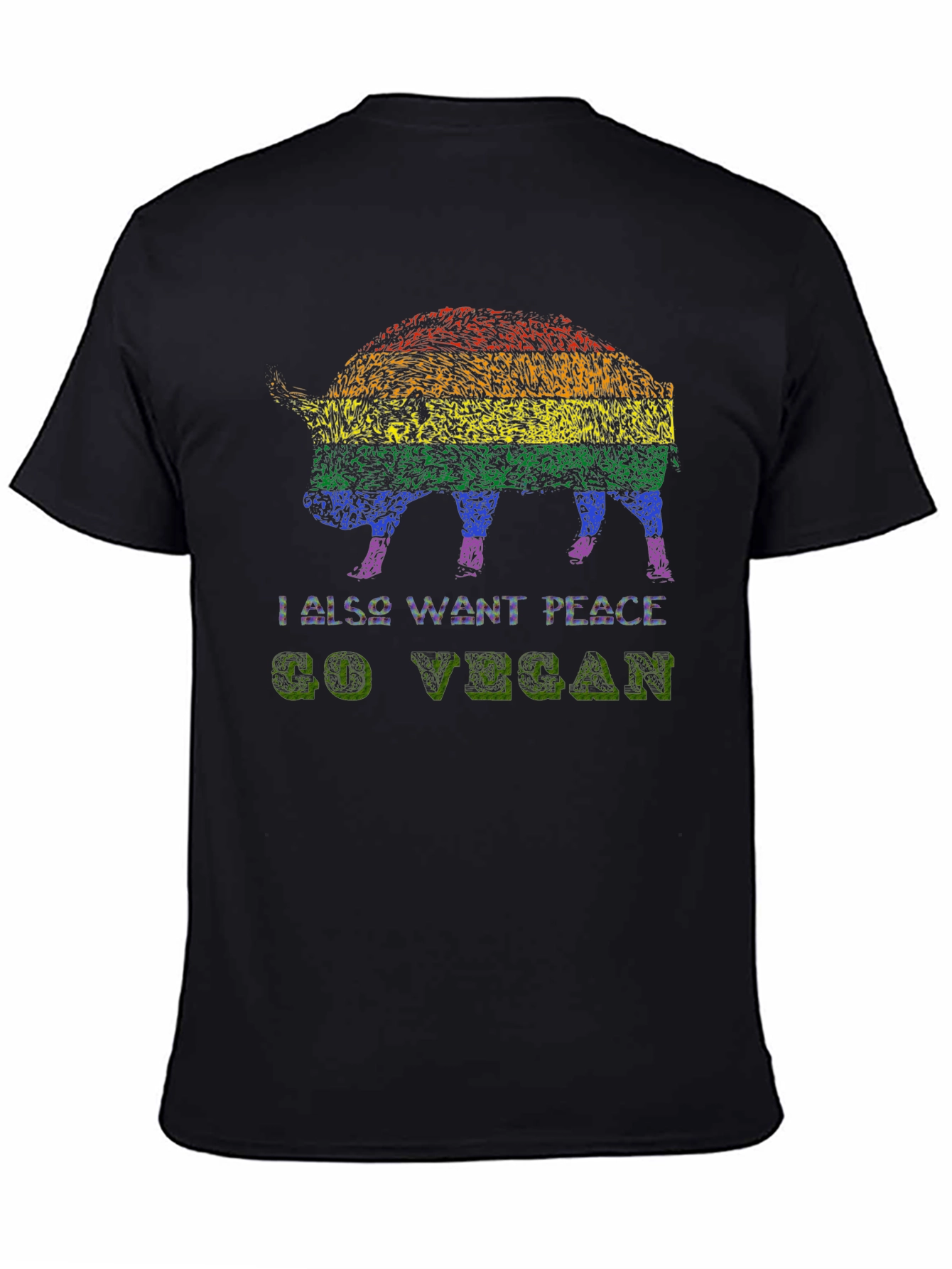 Vegan Pride Pig Graphic Tee