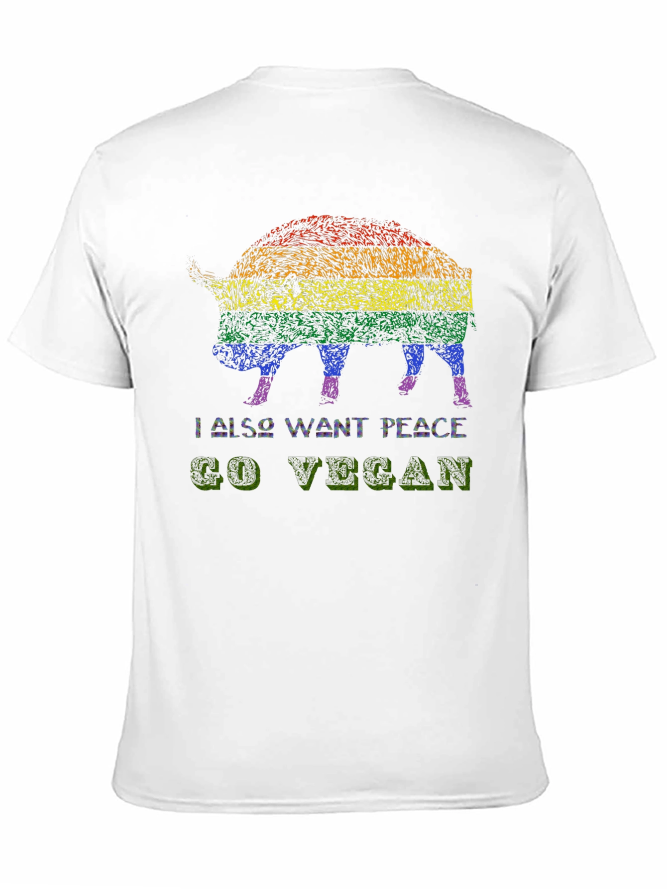 Vegan Pride Pig Graphic Tee