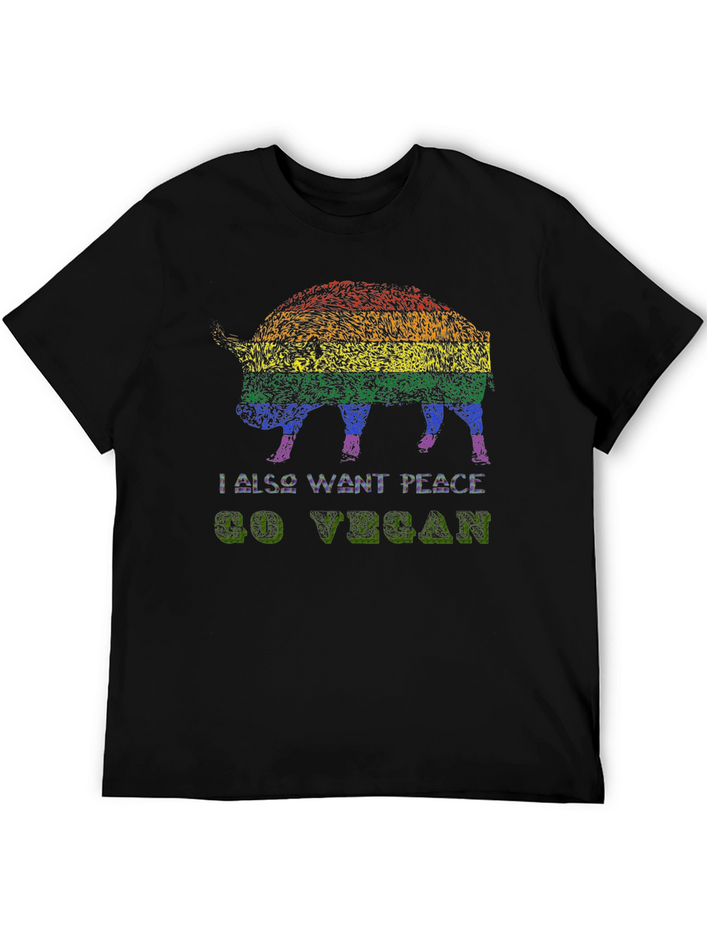 Vegan Pride Pig Graphic Tee