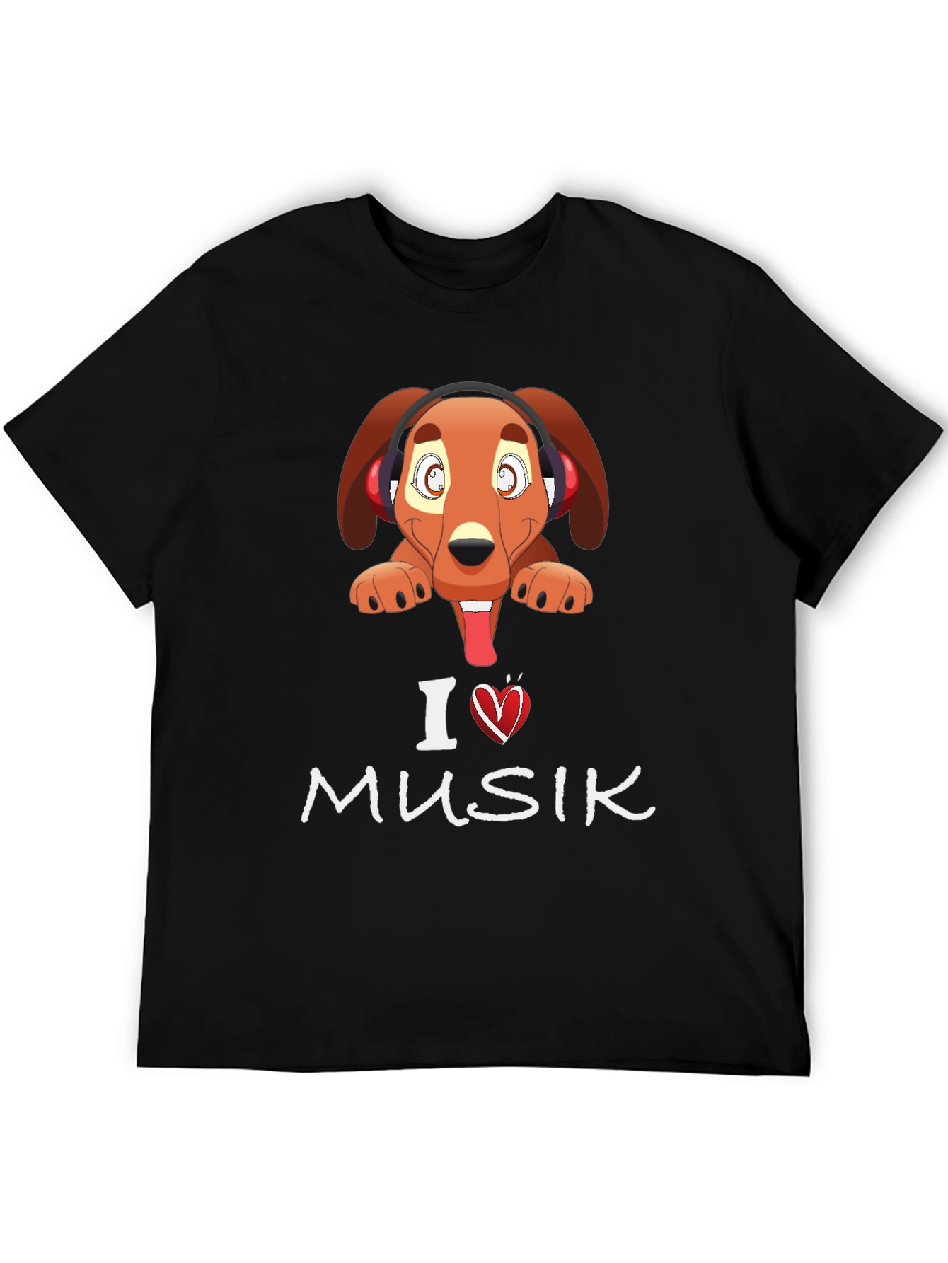 Dog Loves Music Graphic Tee