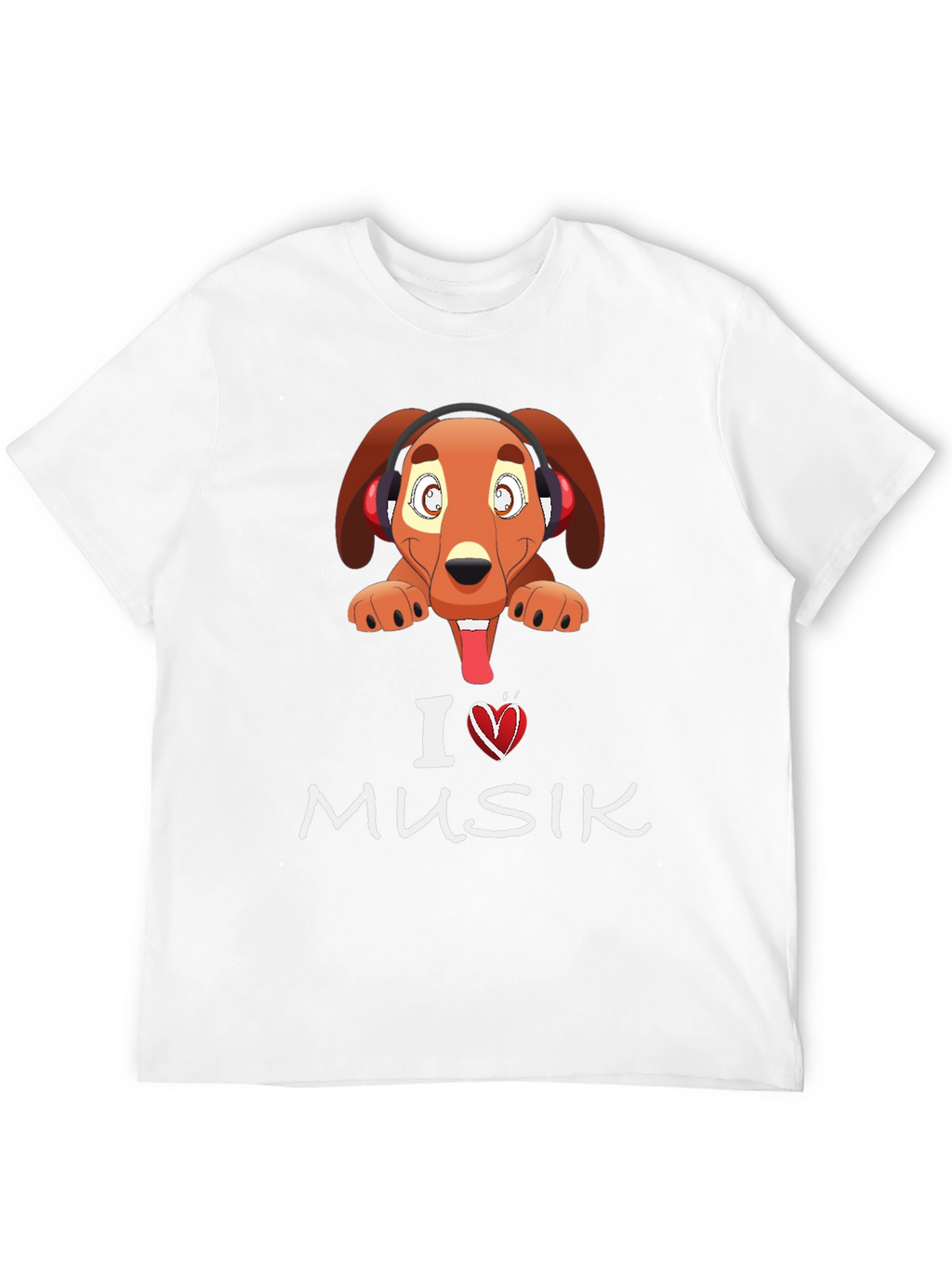 Dog Loves Music Graphic Tee