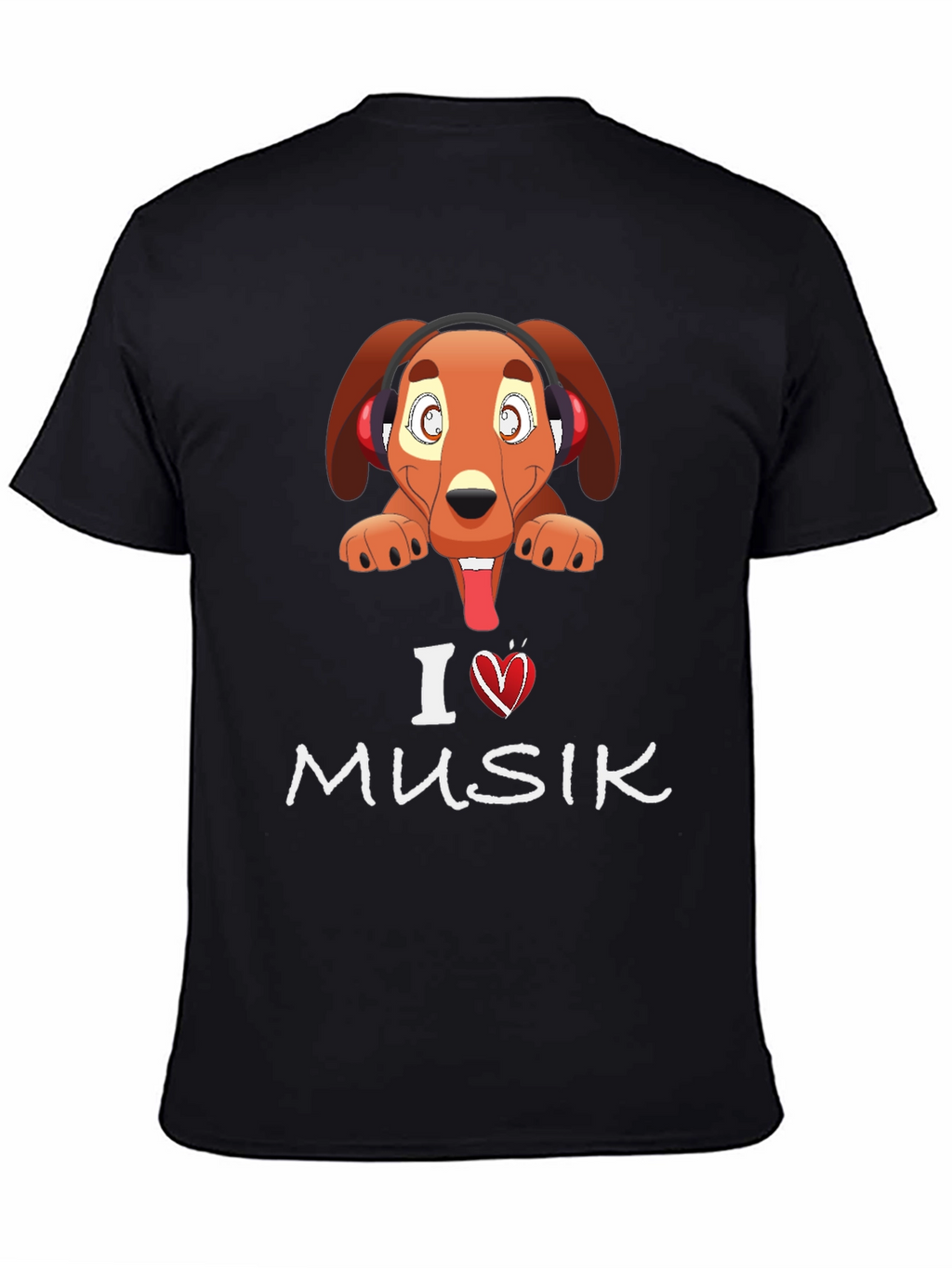 Dog Loves Music Graphic Tee
