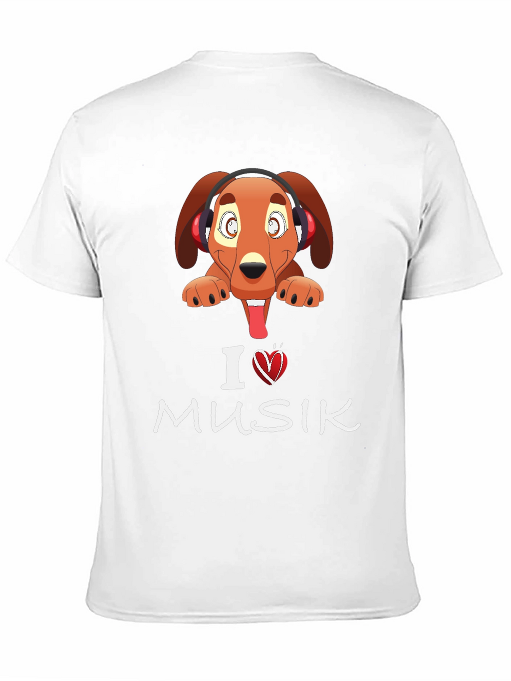 Dog Loves Music Graphic Tee