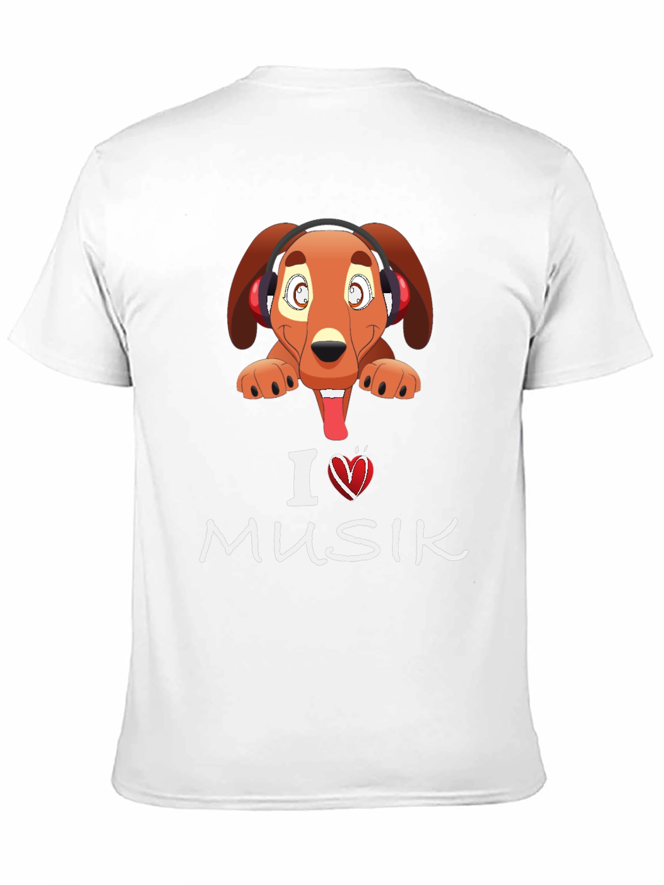 Dog Loves Music Graphic Tee
