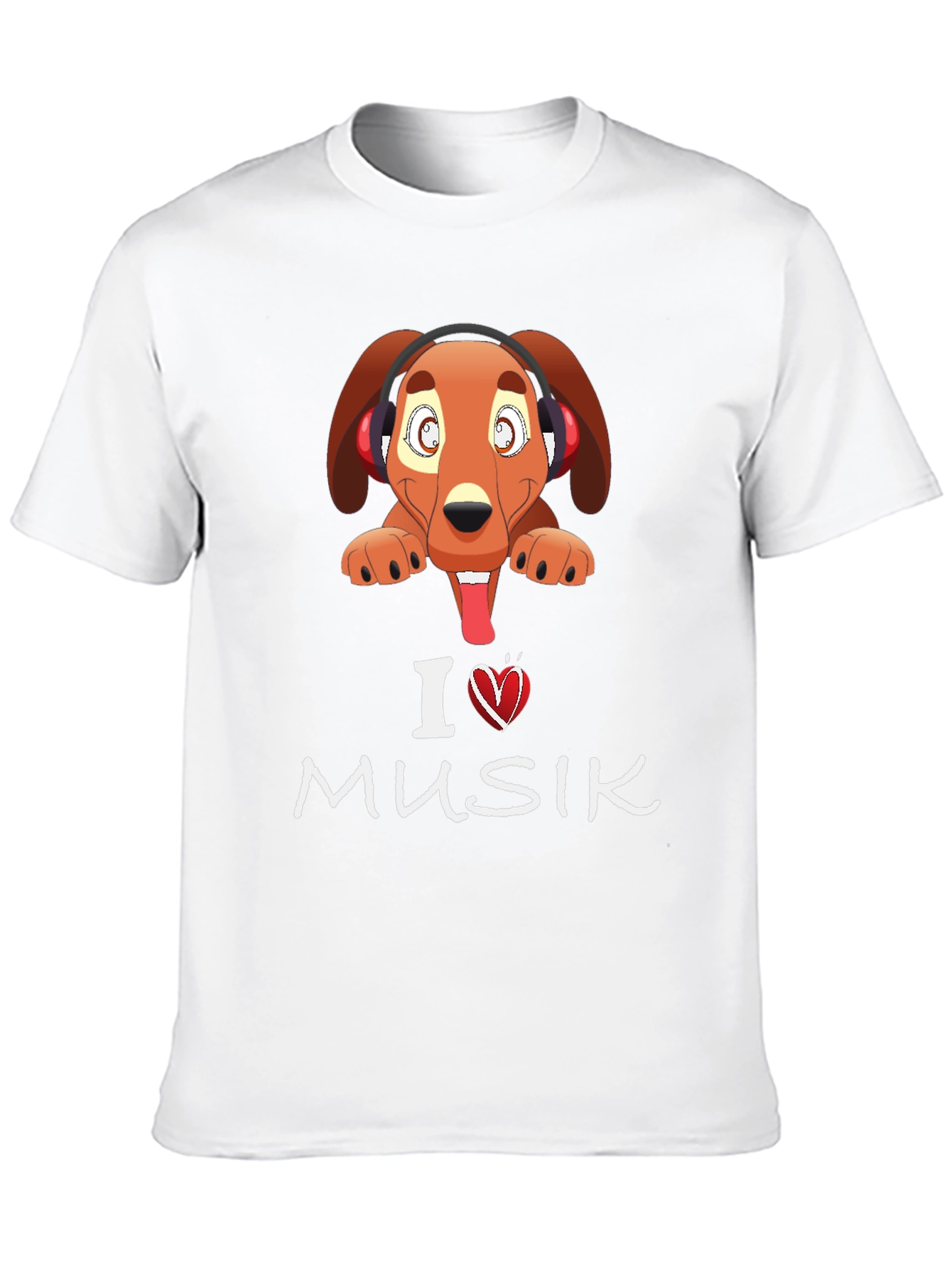 Dog Loves Music Graphic Tee