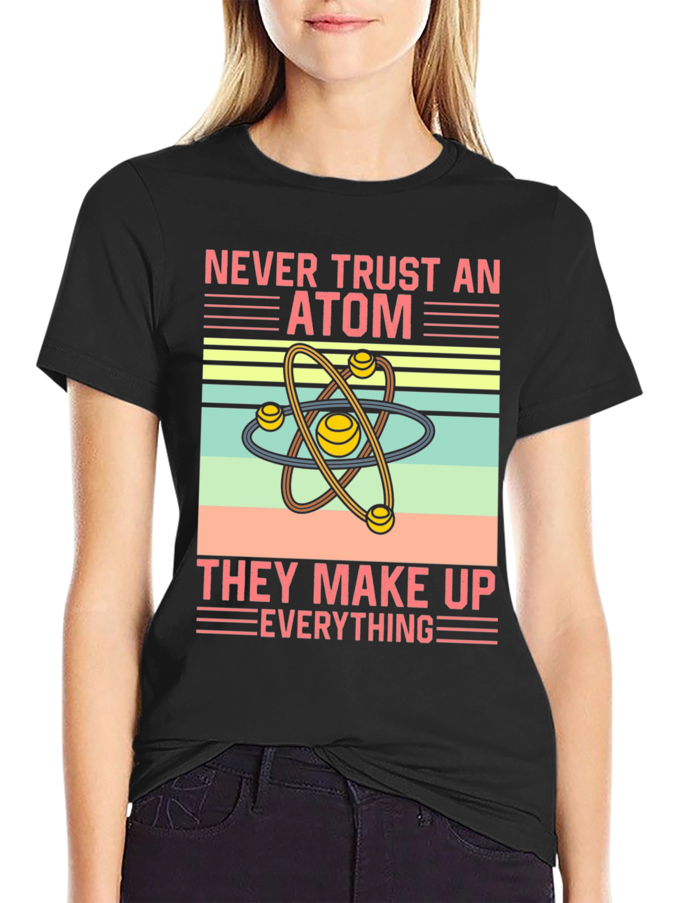 Never Trust an Atom Mens T-Shirt