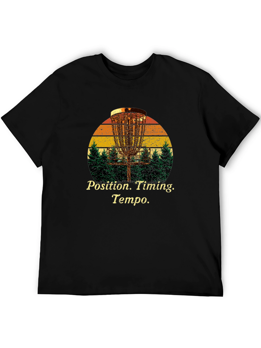 Disc Golf T-Shirt - Position Timing Tempo