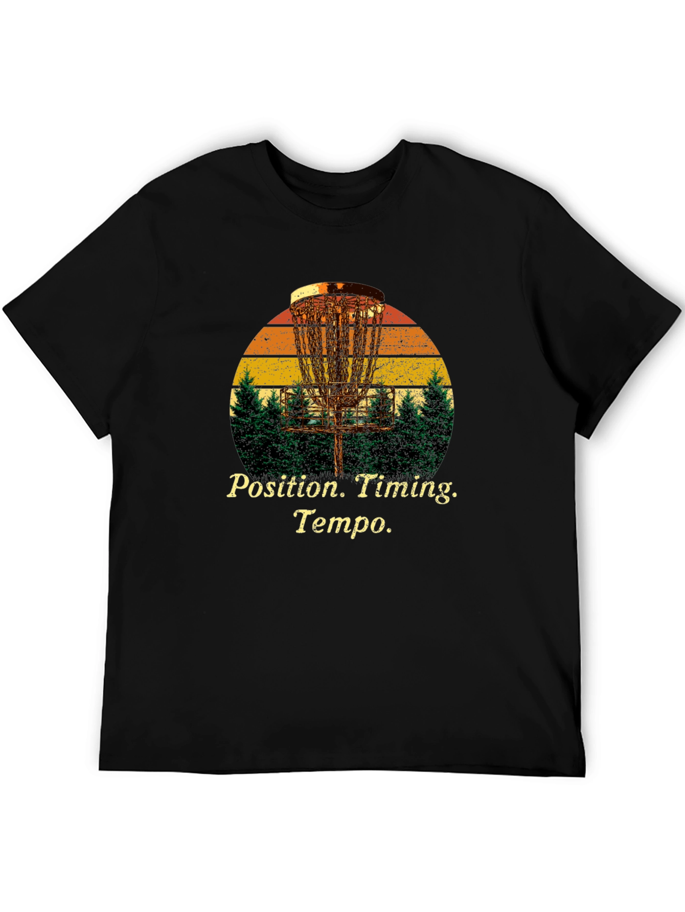 Disc Golf T-Shirt - Position Timing Tempo