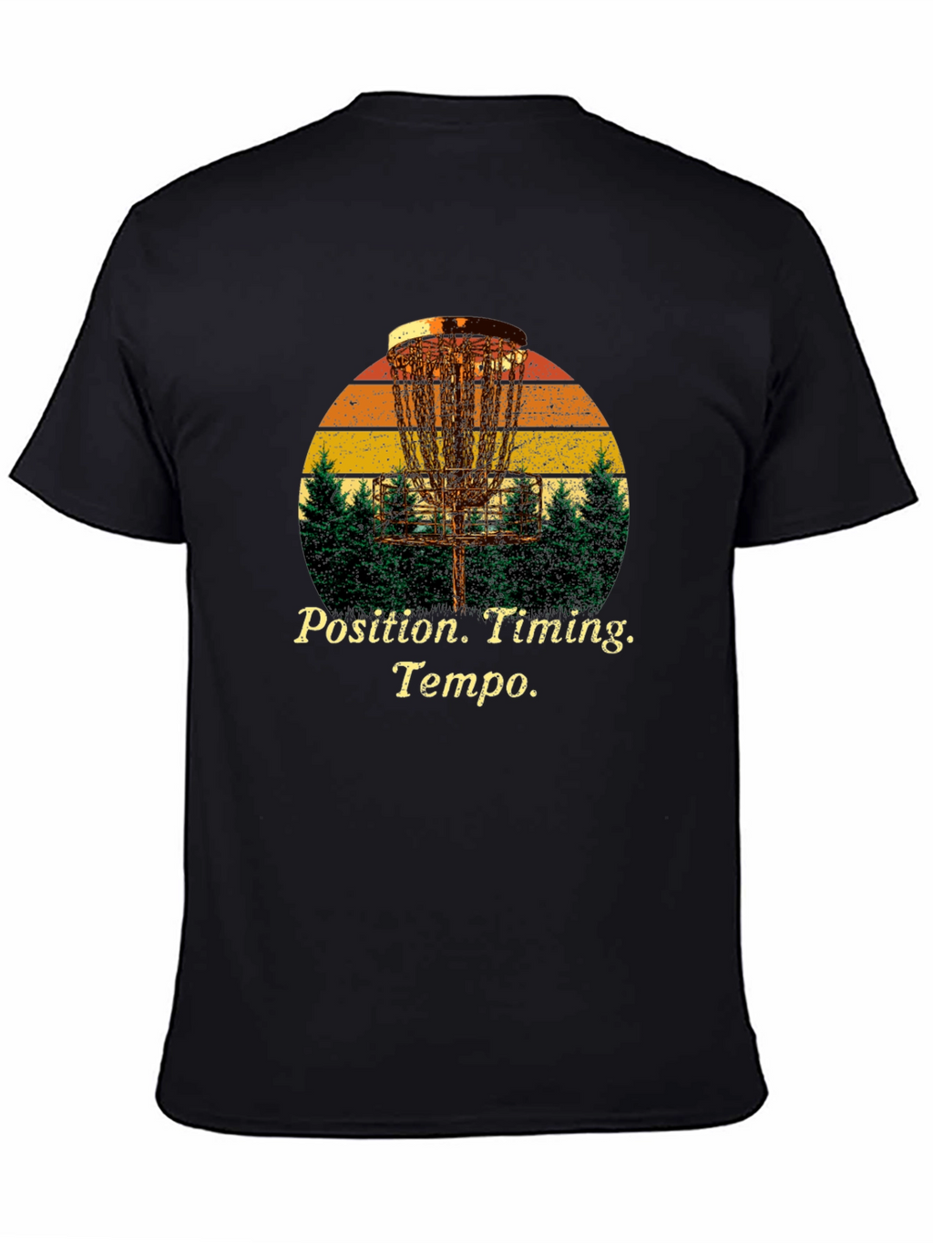 Disc Golf T-Shirt - Position Timing Tempo